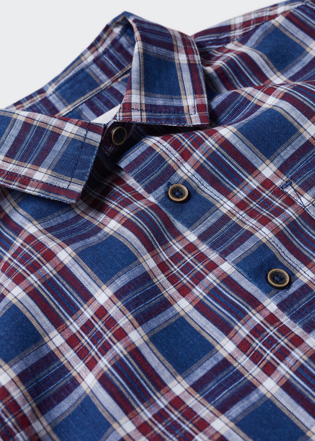 Check cotton shirt - Kids | MANGO Kosovo