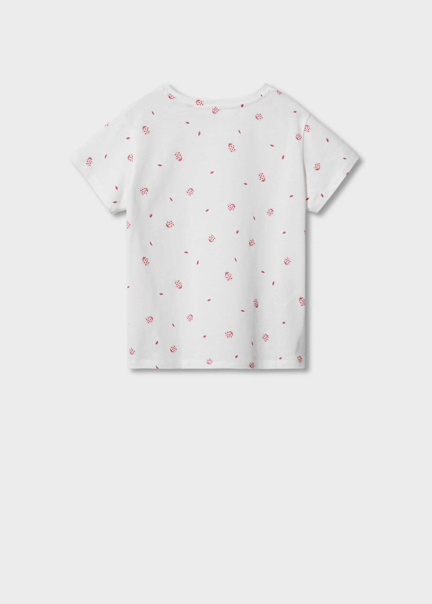 Camiseta estampada logo bordado - Reverso del artículo