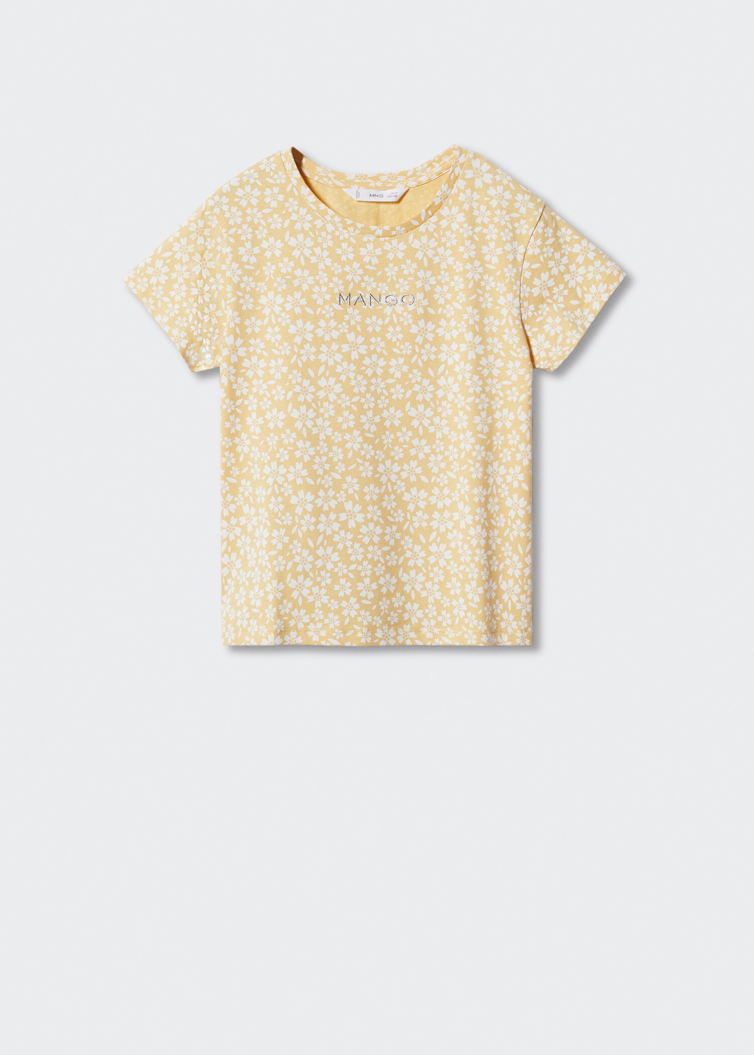 Camiseta estampada logo bordado - Artículo sin modelo