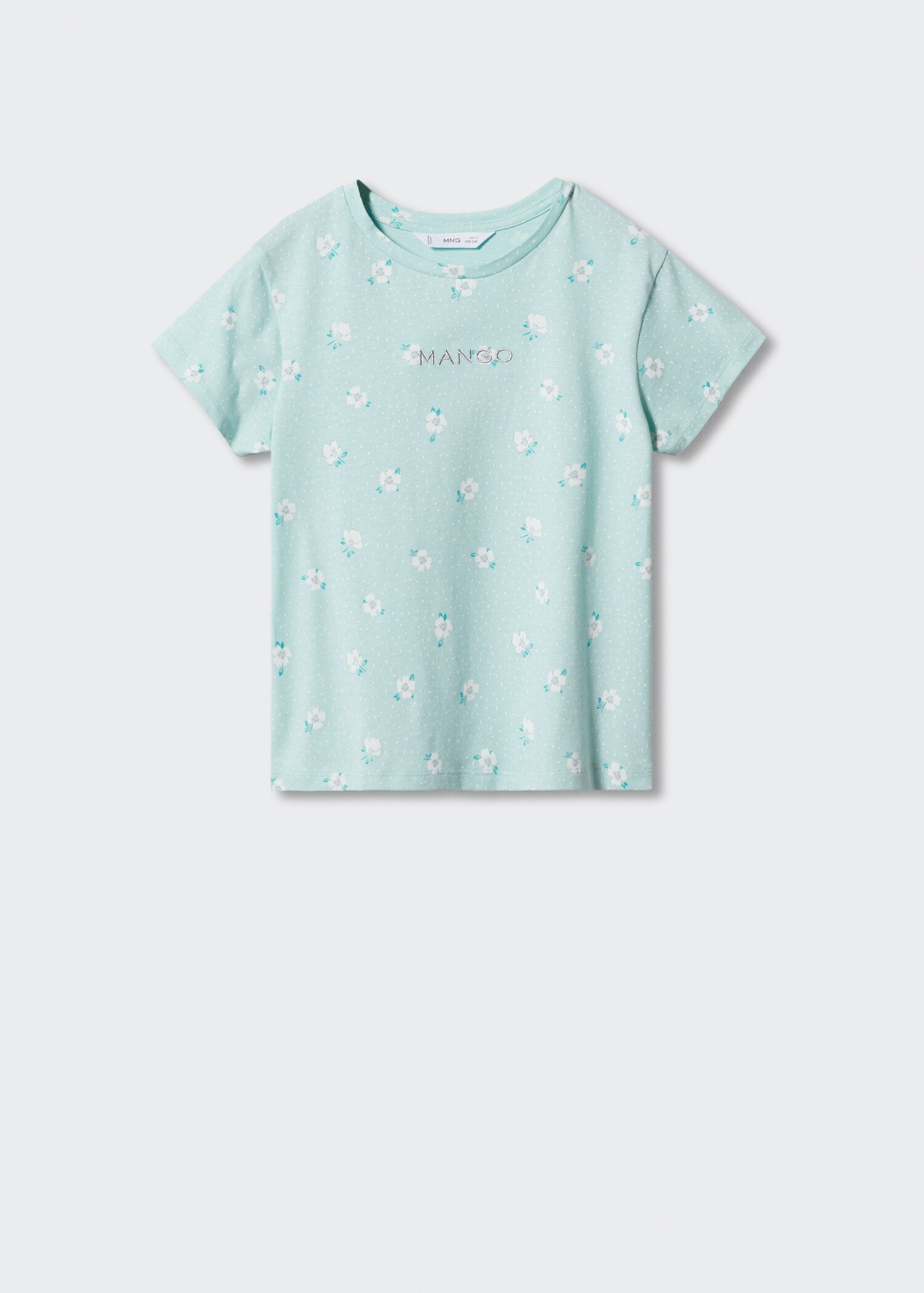 Camiseta estampada logo bordado - Artículo sin modelo