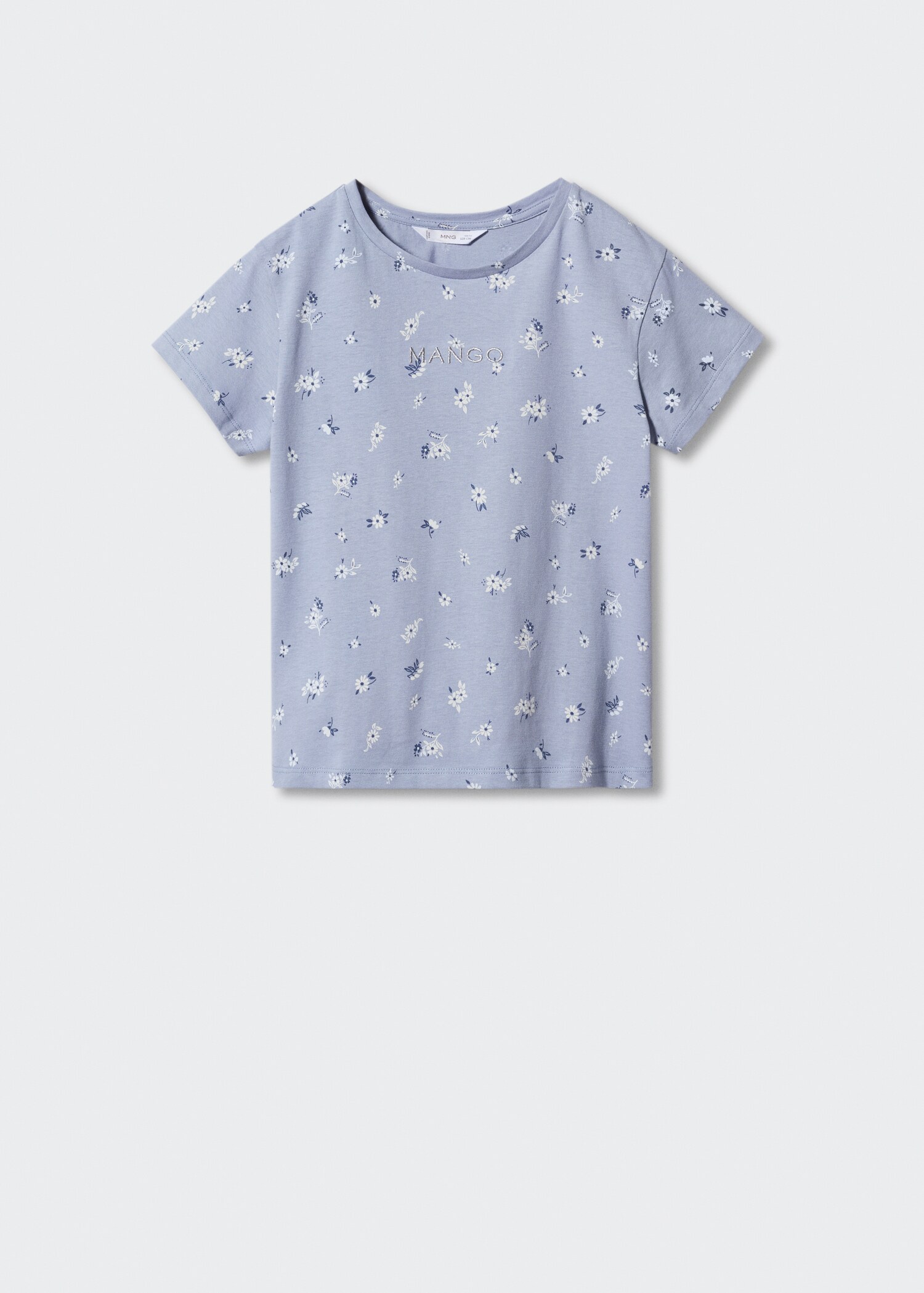 Camiseta estampada logo bordado - Artículo sin modelo