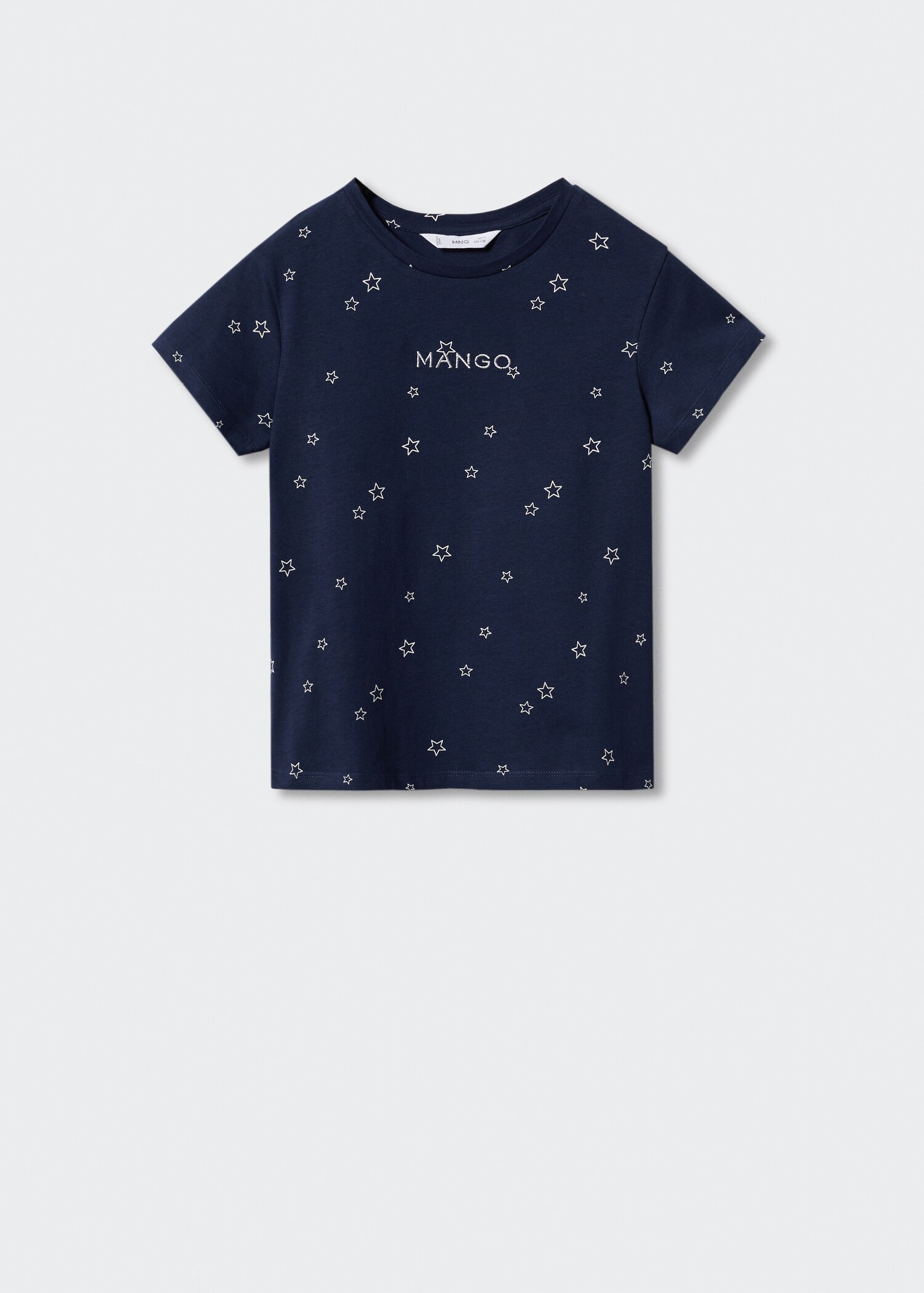 Camiseta estampada logo bordado - Artículo sin modelo