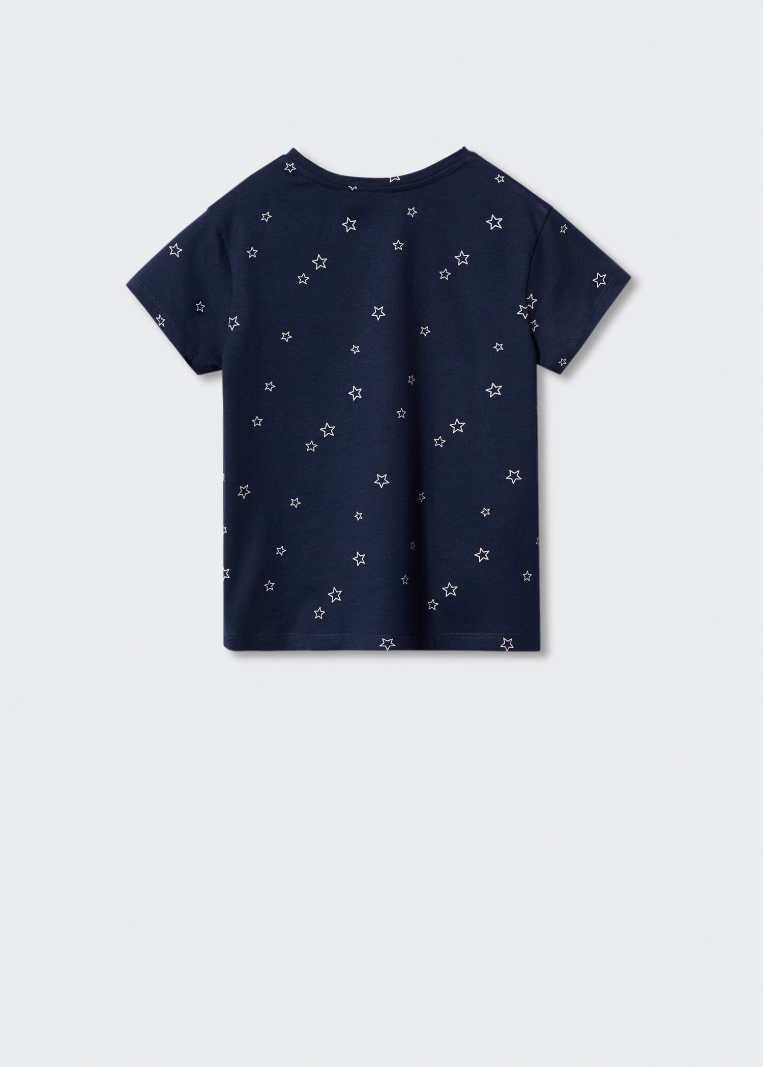 Camiseta estampada logo bordado - Reverso del artículo