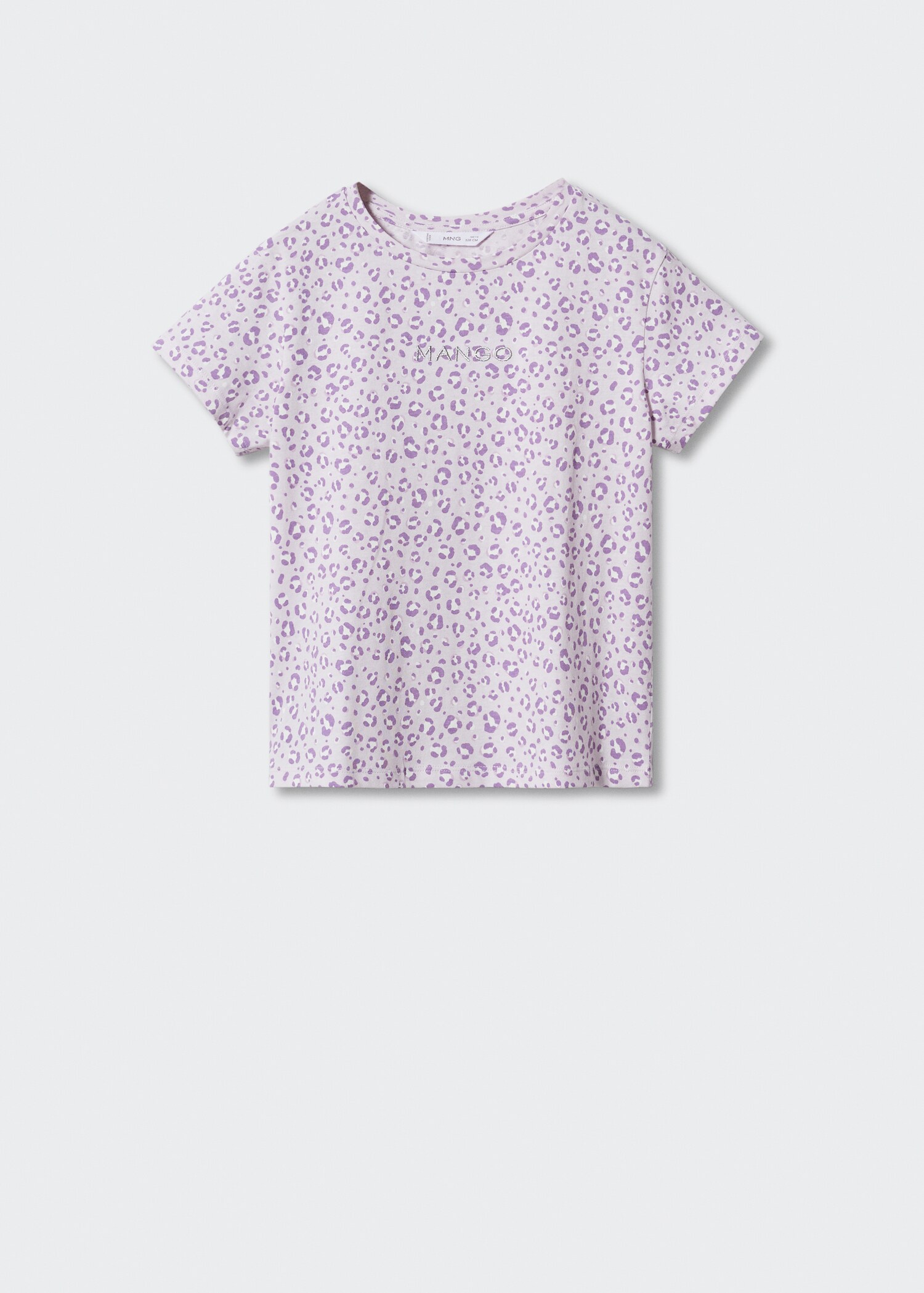 Camiseta estampada logo bordado - Artículo sin modelo