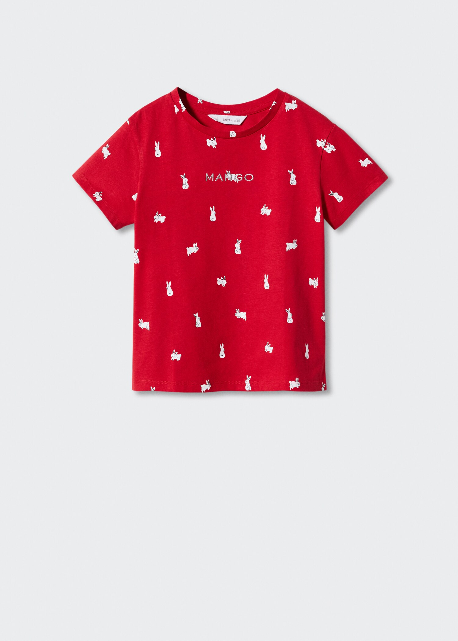 Camiseta estampada logo bordado - Artículo sin modelo