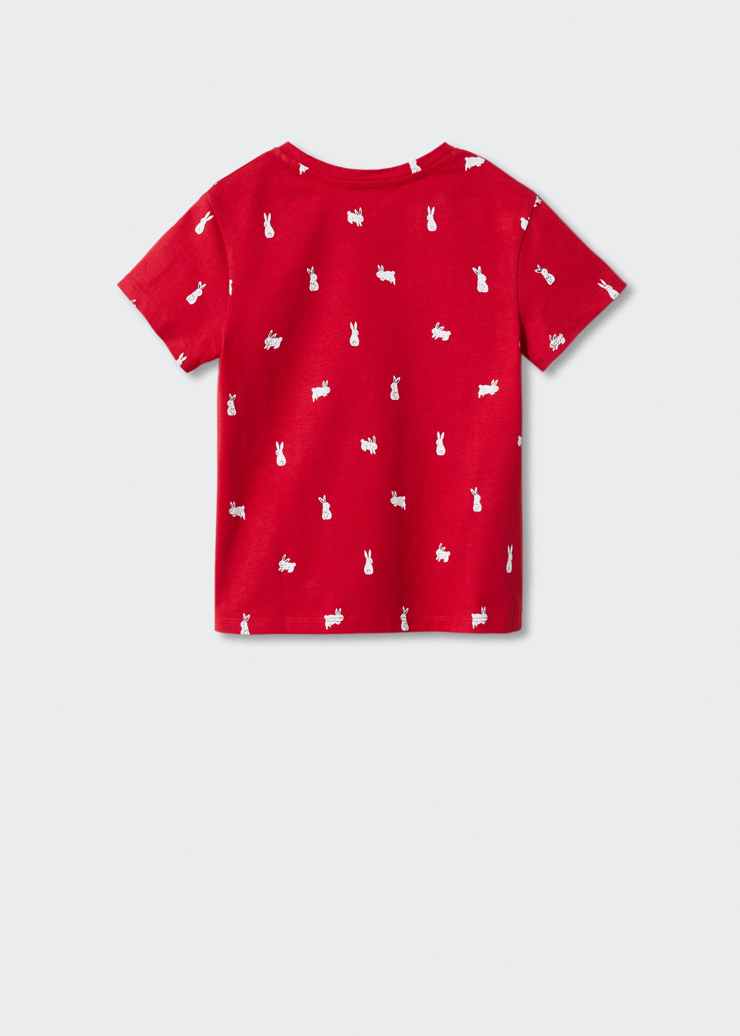 Camiseta estampada logo bordado - Reverso del artículo