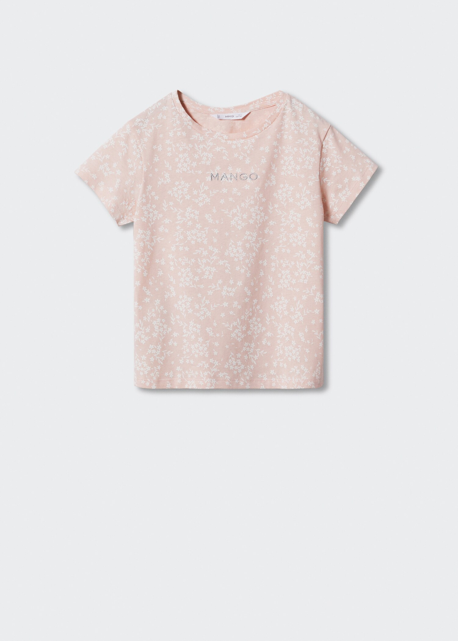 Camiseta estampada logo bordado - Artículo sin modelo
