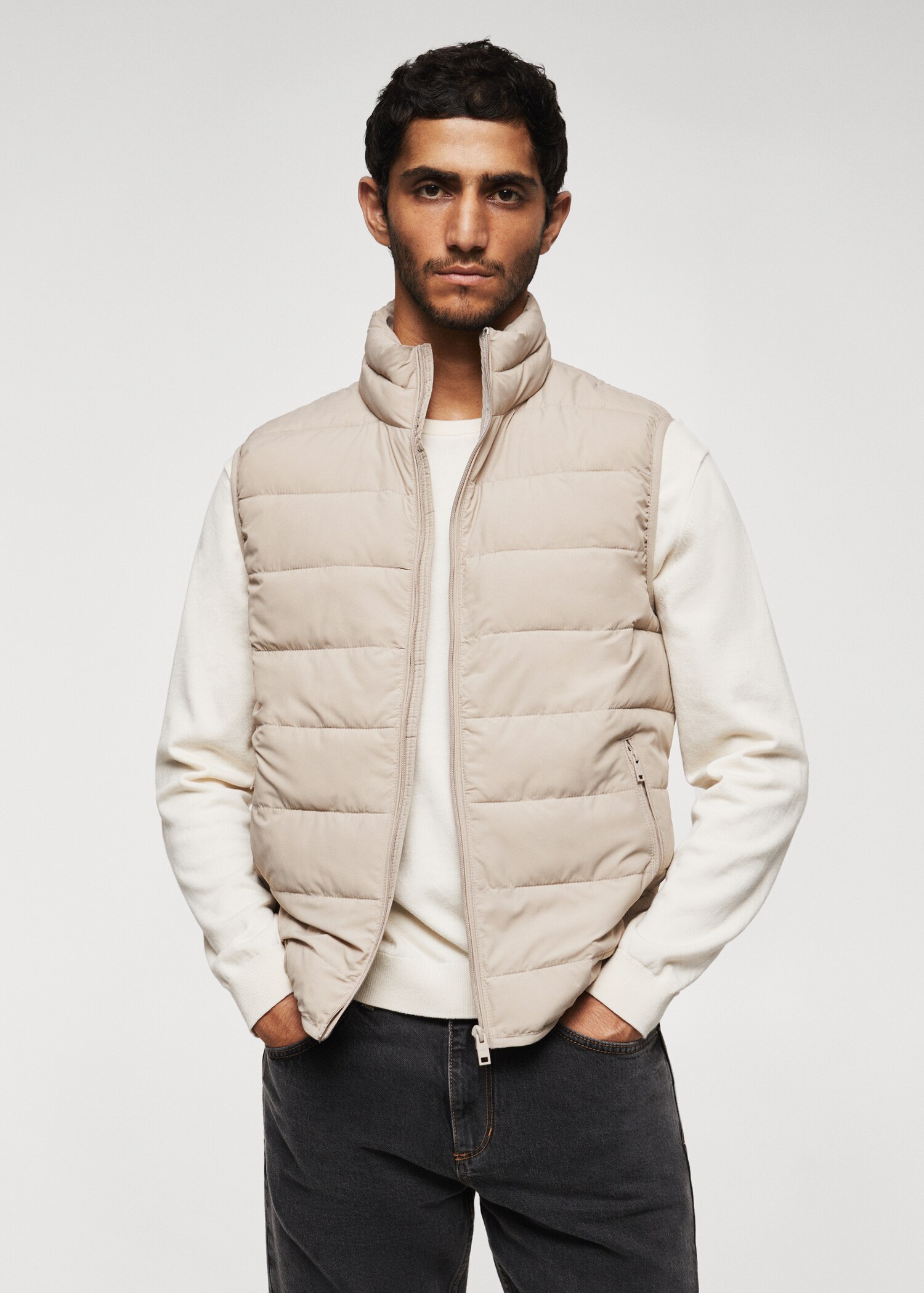 Ultra-light quilted gilet - Medium plane