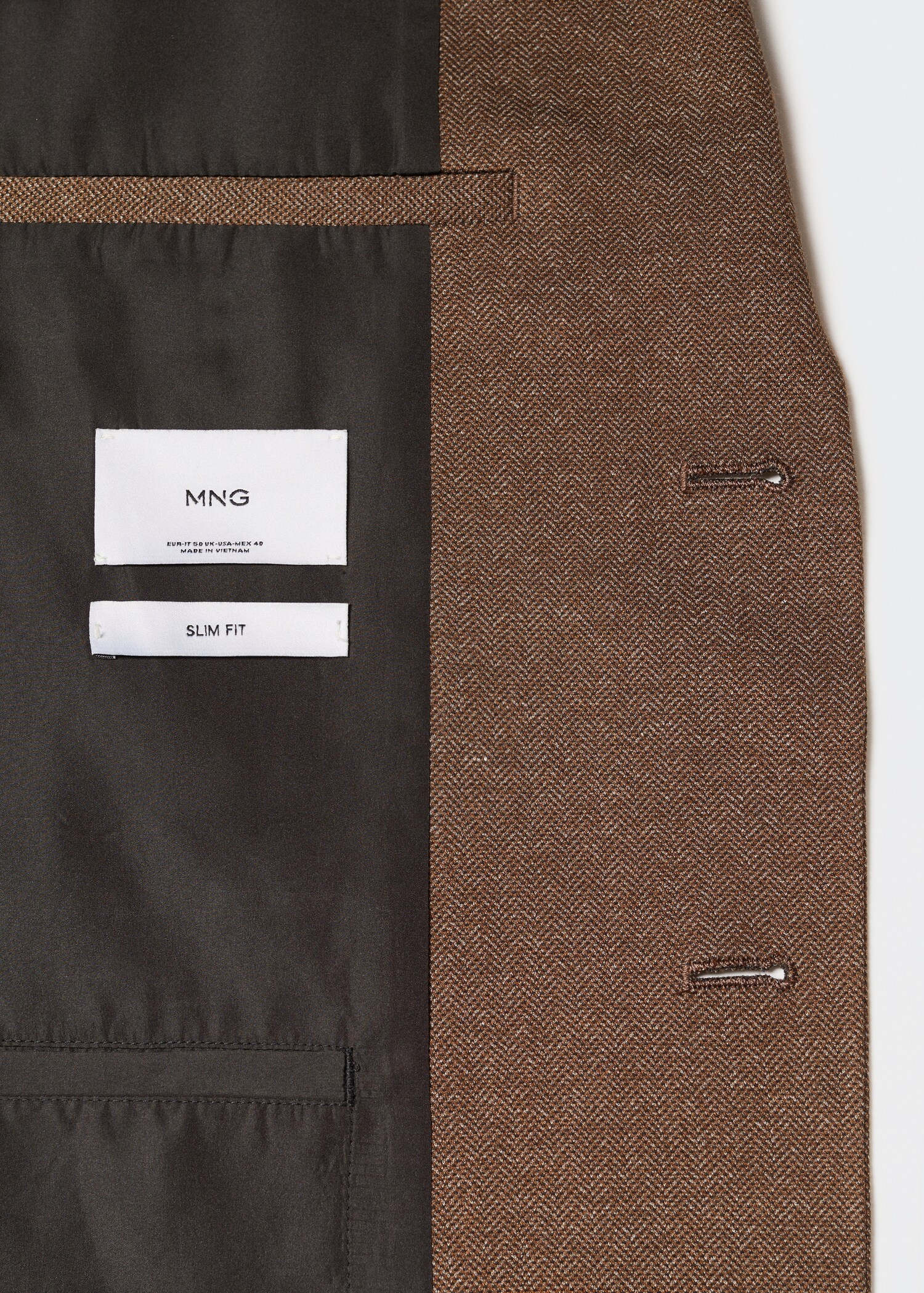 Veste slim-fit chevrons - Détail de l'article 0