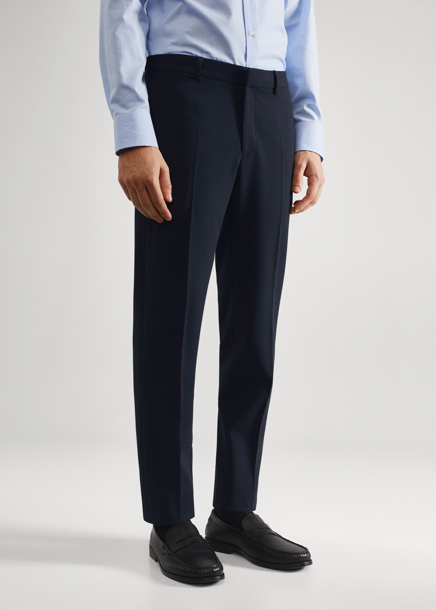 Костюмные брюки super slim fit - Средний план