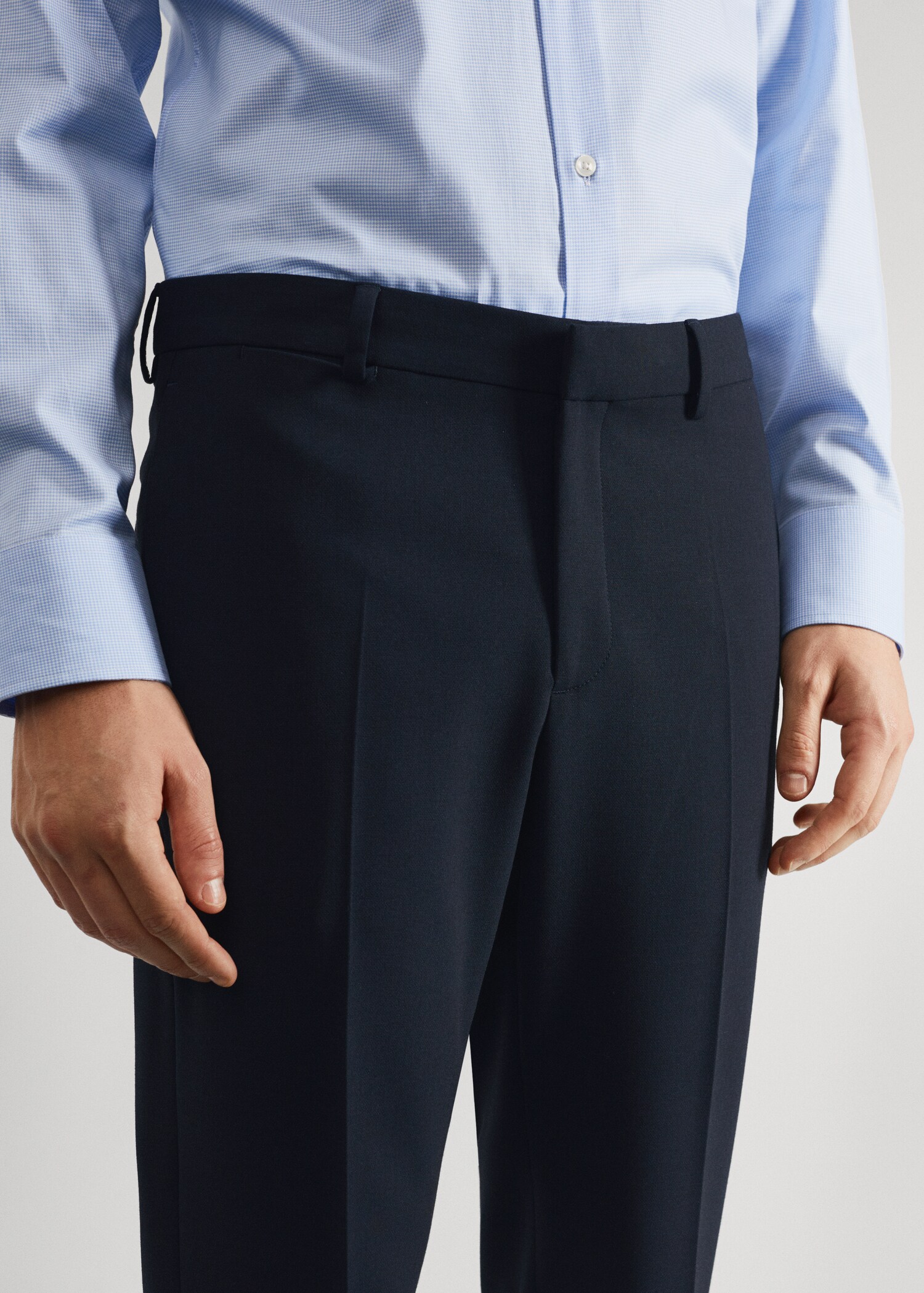 Костюмные брюки super slim fit - Деталь изделия 1