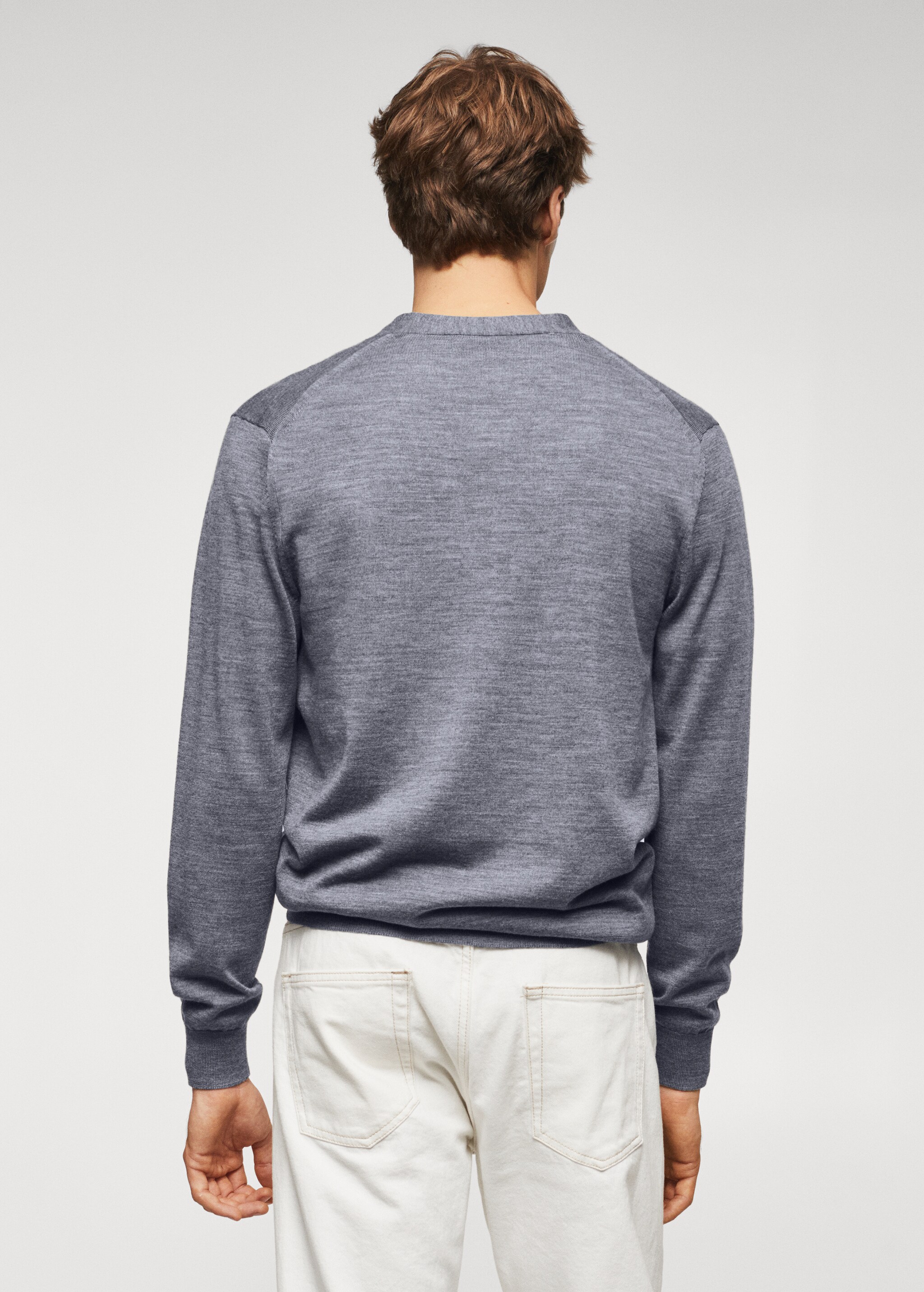 Merino wool washable sweater - Reverse of the article