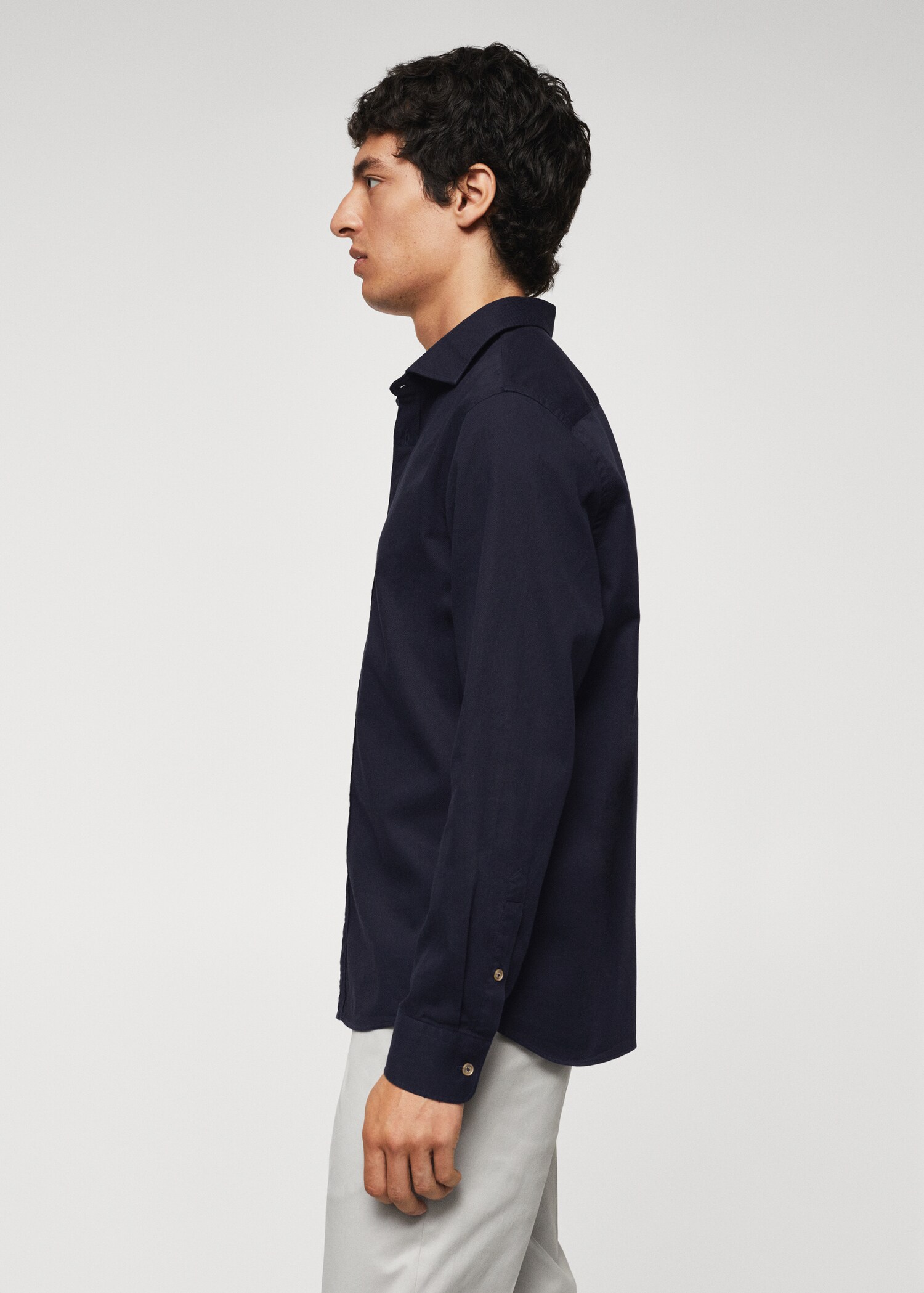 Camisa slim fit algodón estructura - Detalle del artículo 6