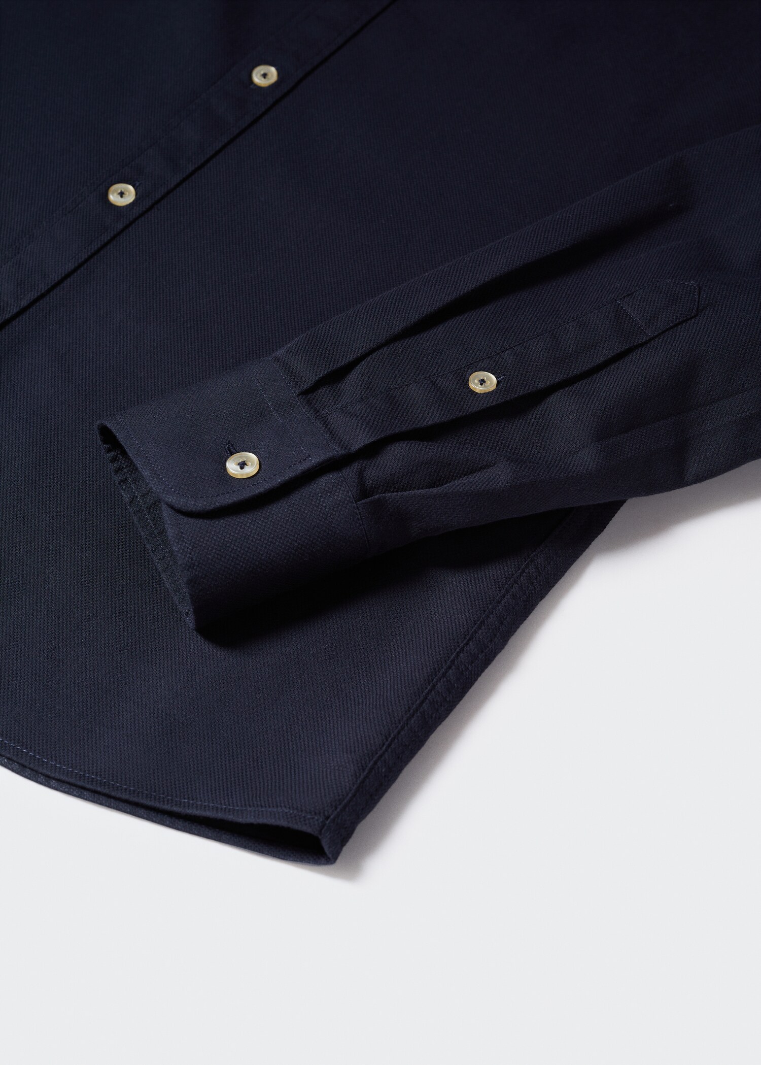 Camisa slim fit algodón estructura - Detalle del artículo 8
