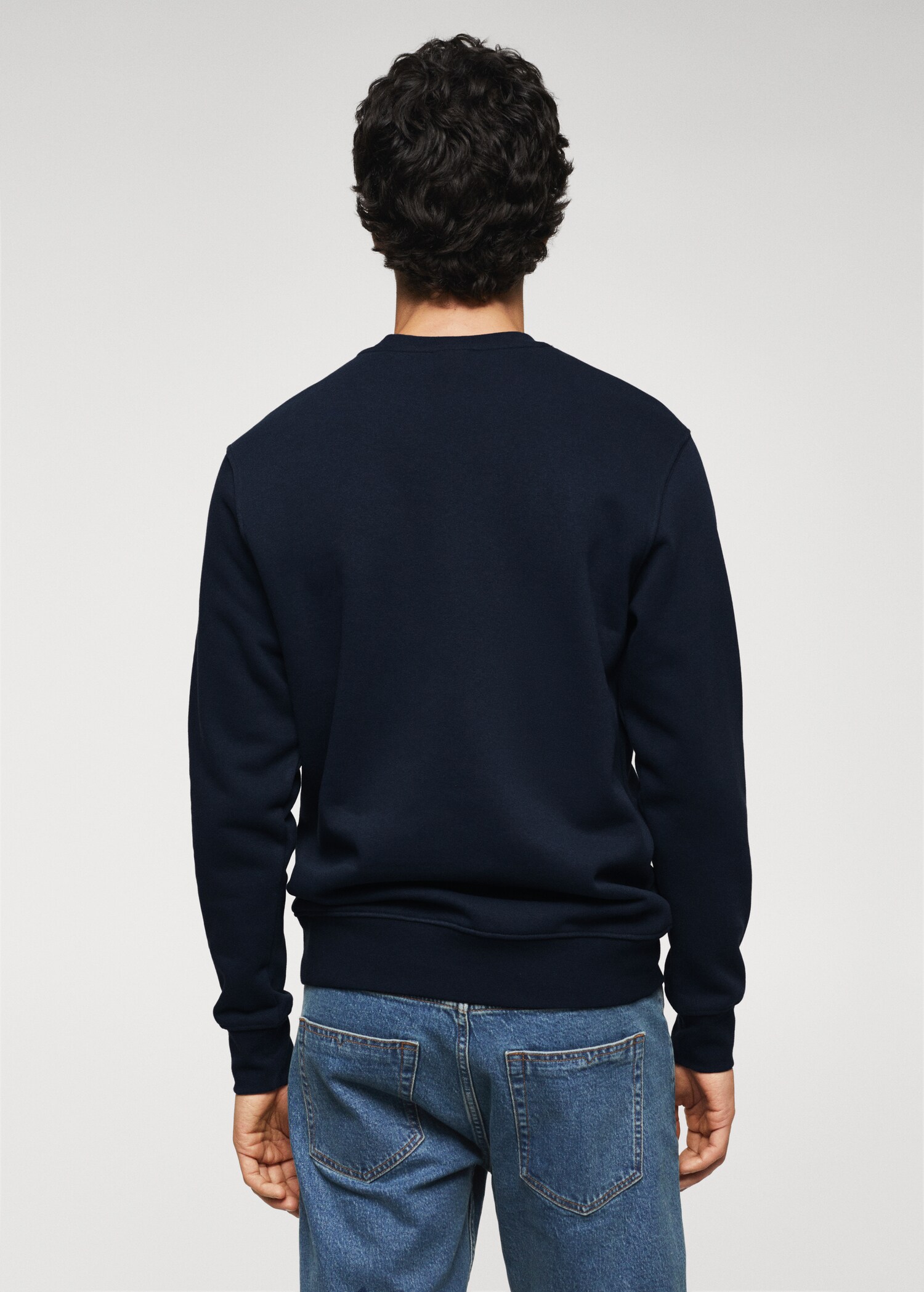 Sweat-shirt tissu éponge coton - Verso de l’article