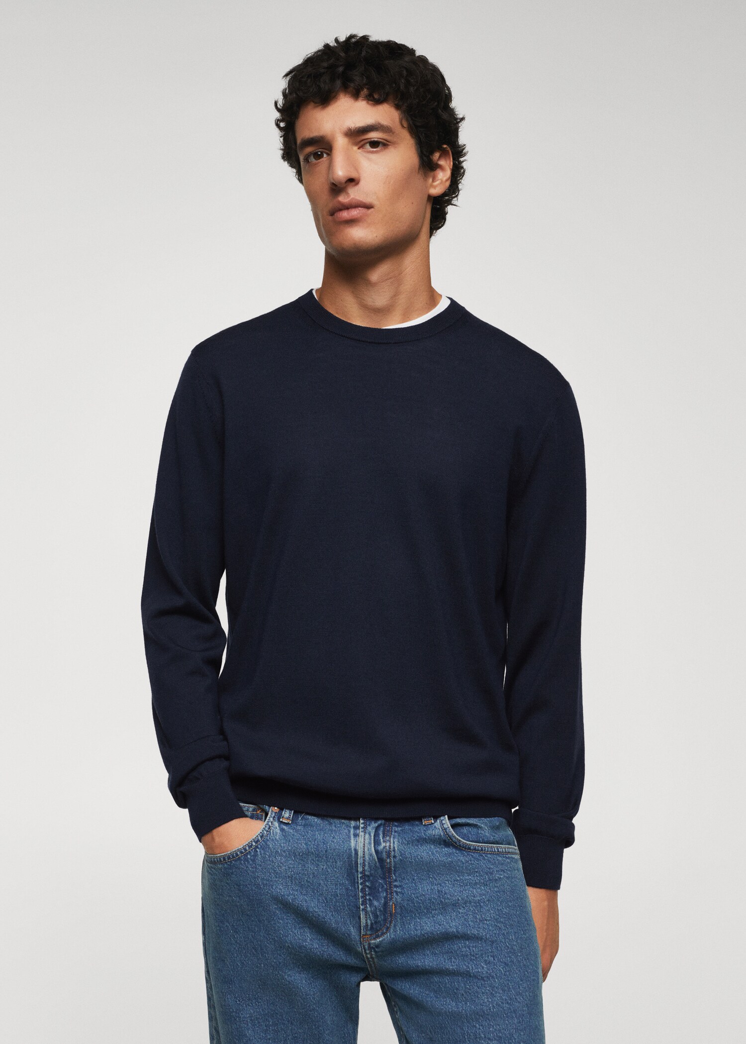 Pull laine mérinos lavable - Plan moyen