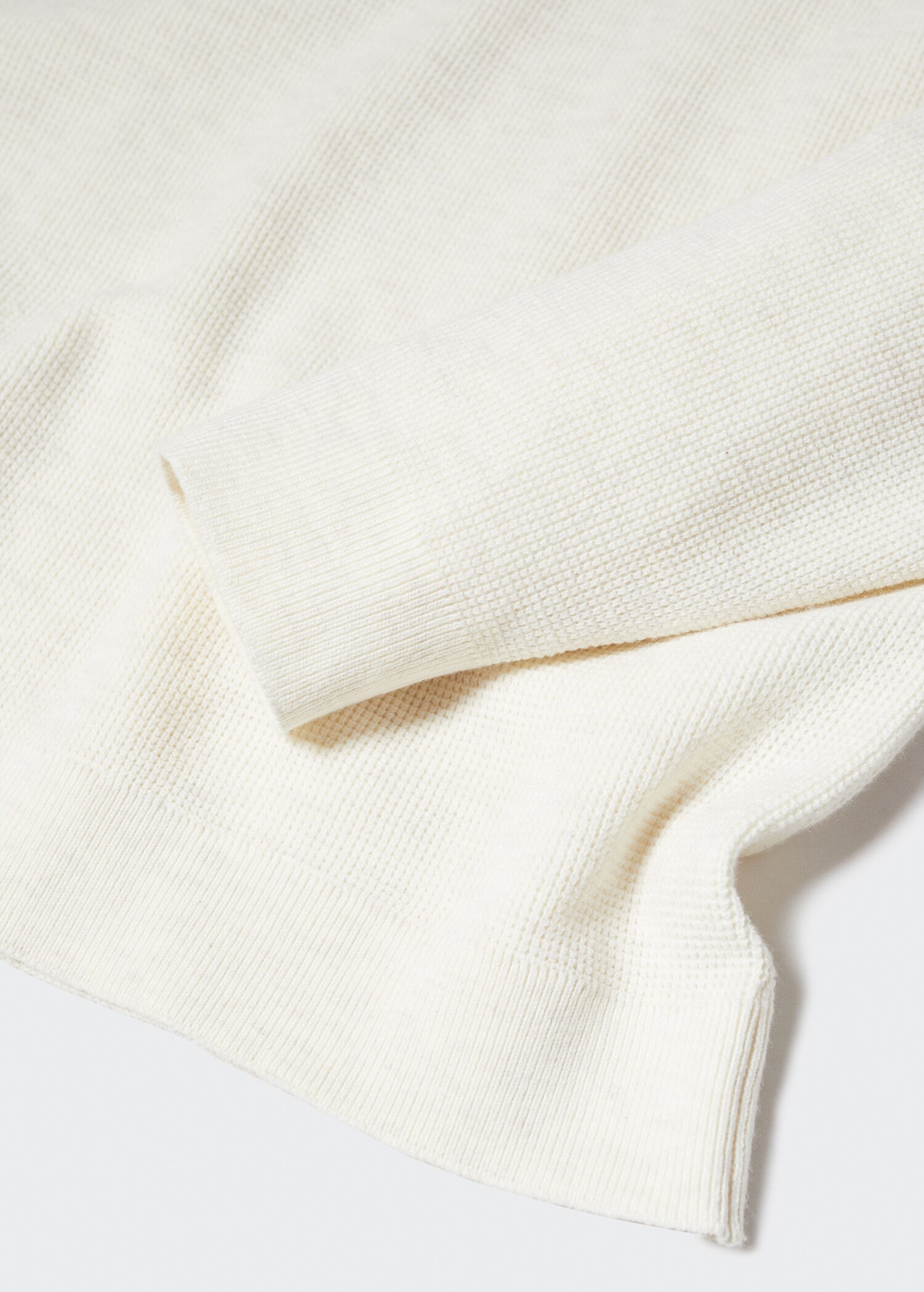 Structured cotton sweater - Details of the article 8