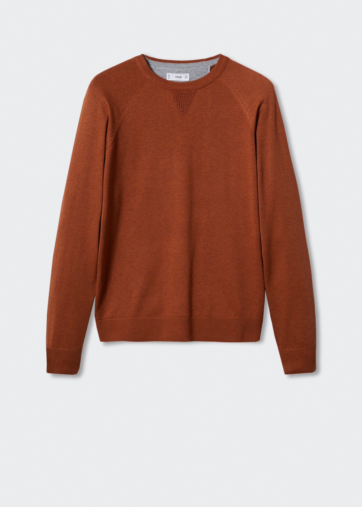 Fine-knit cotton sweater - Article without model