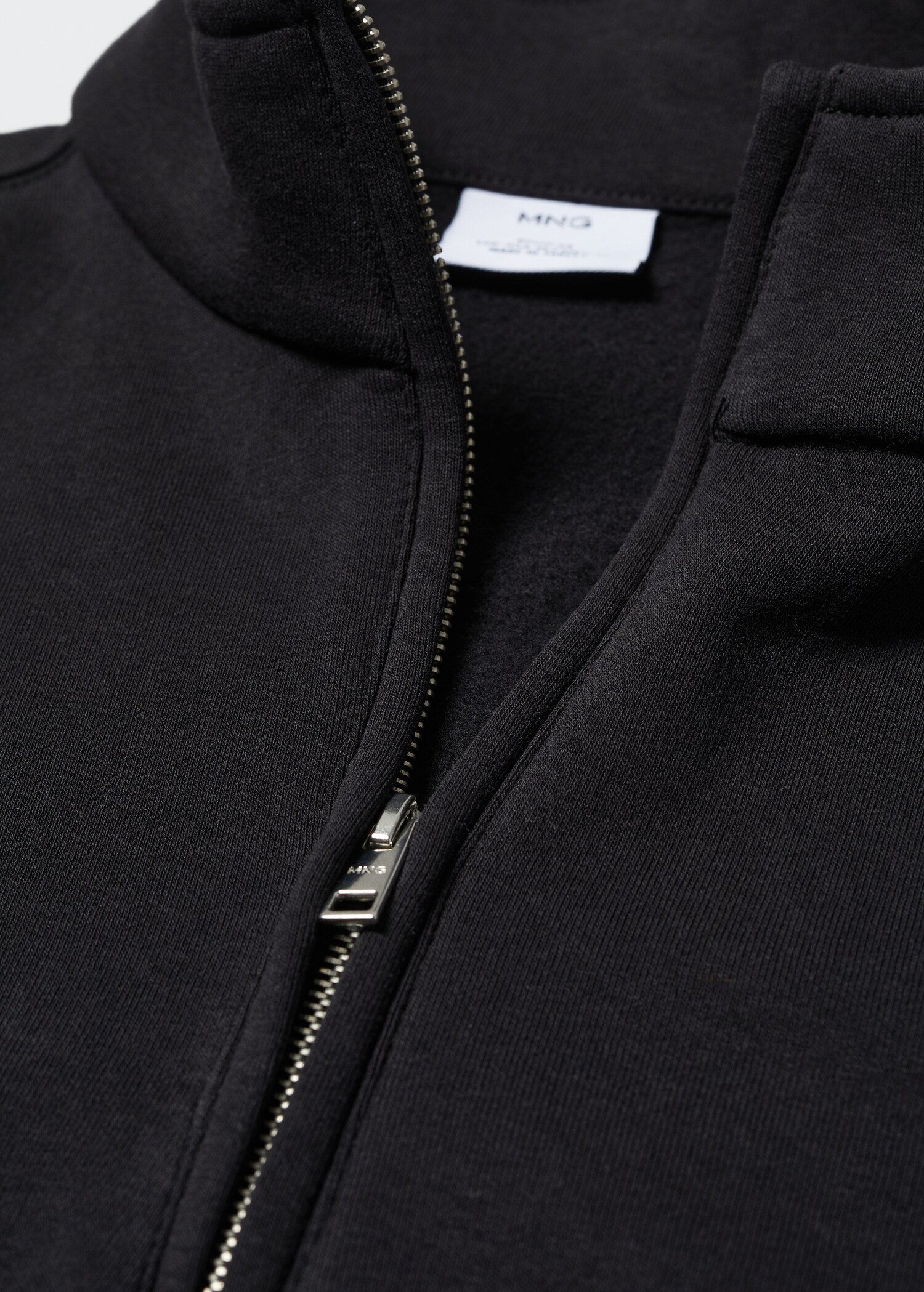 Sweat-shirt coton col zippé - Détail de l'article 8