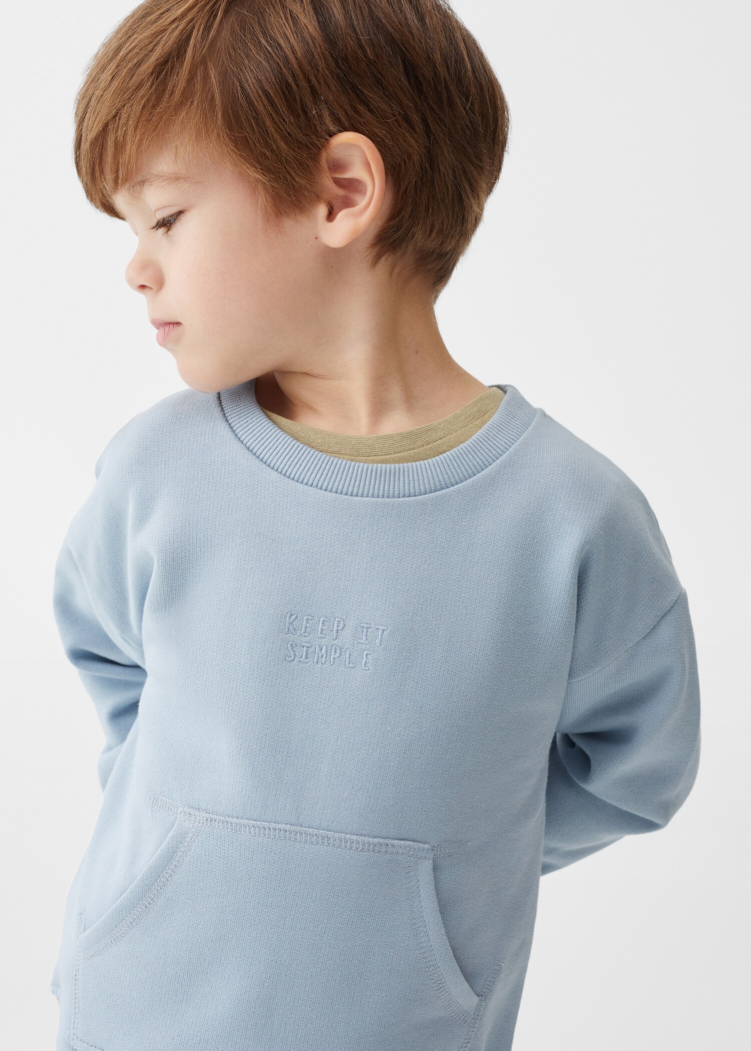 Sudadera algodón bolsillo - Detalle del artículo 1
