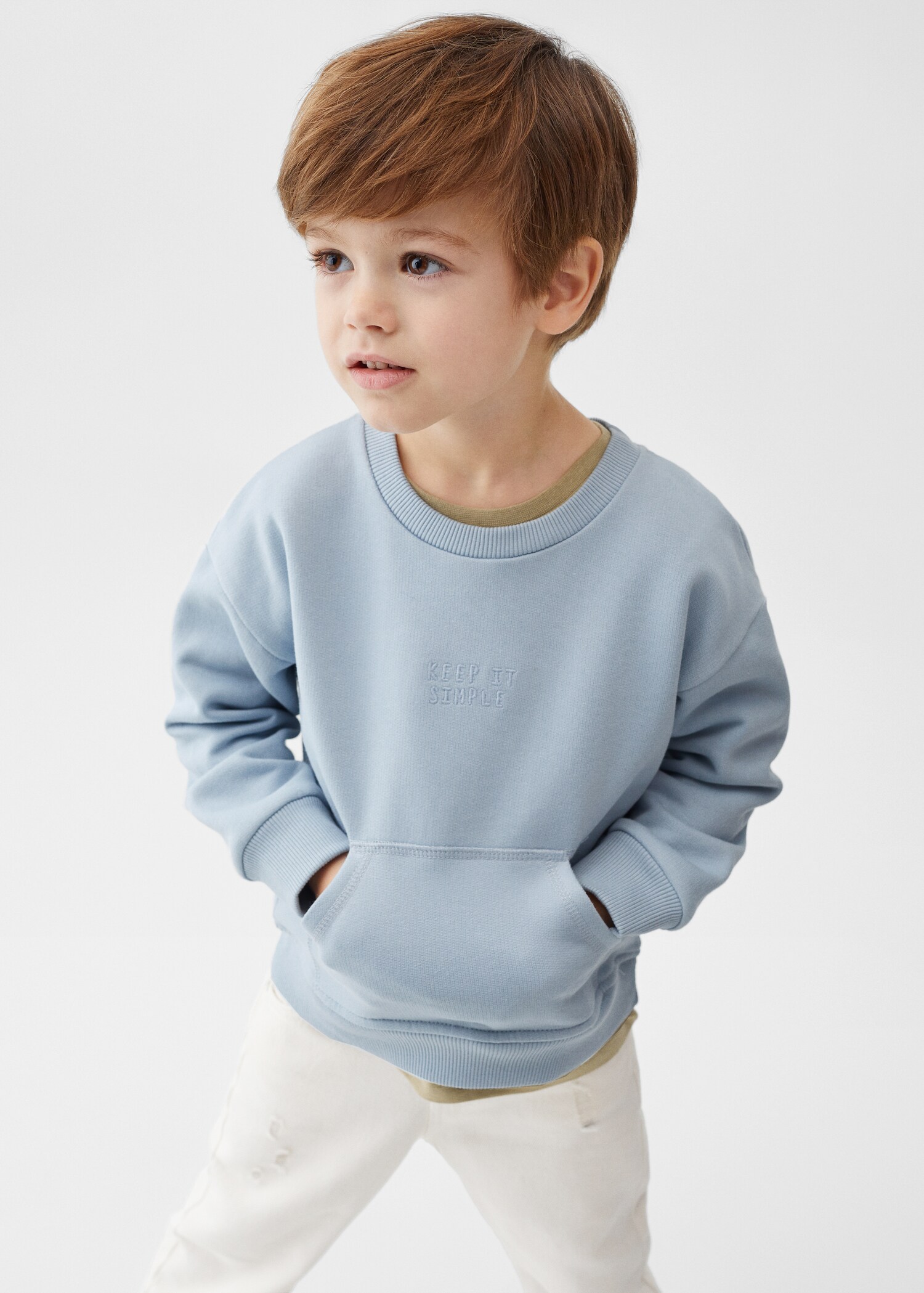 Sudadera algodón bolsillo - Detalle del artículo 4