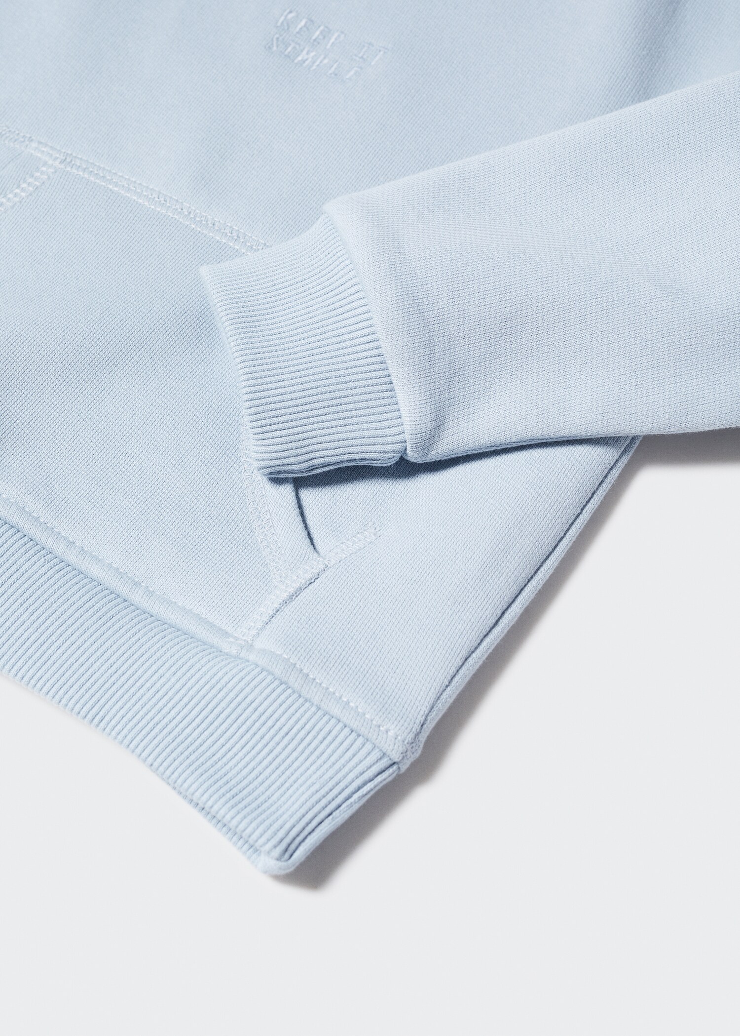 Sudadera algodón bolsillo - Detalle del artículo 8
