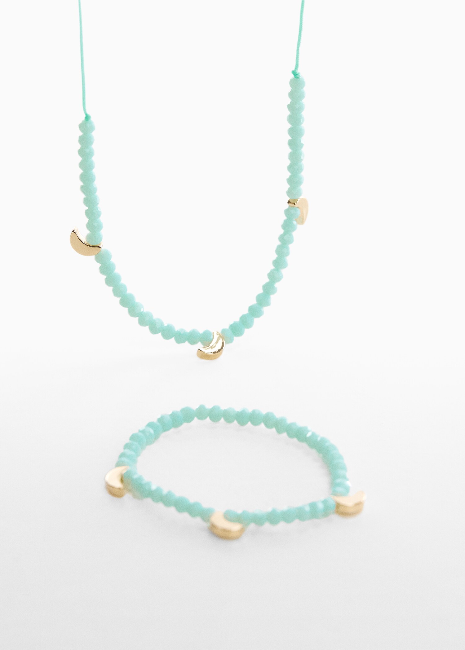 Bracelet and necklace set - Medium plane
