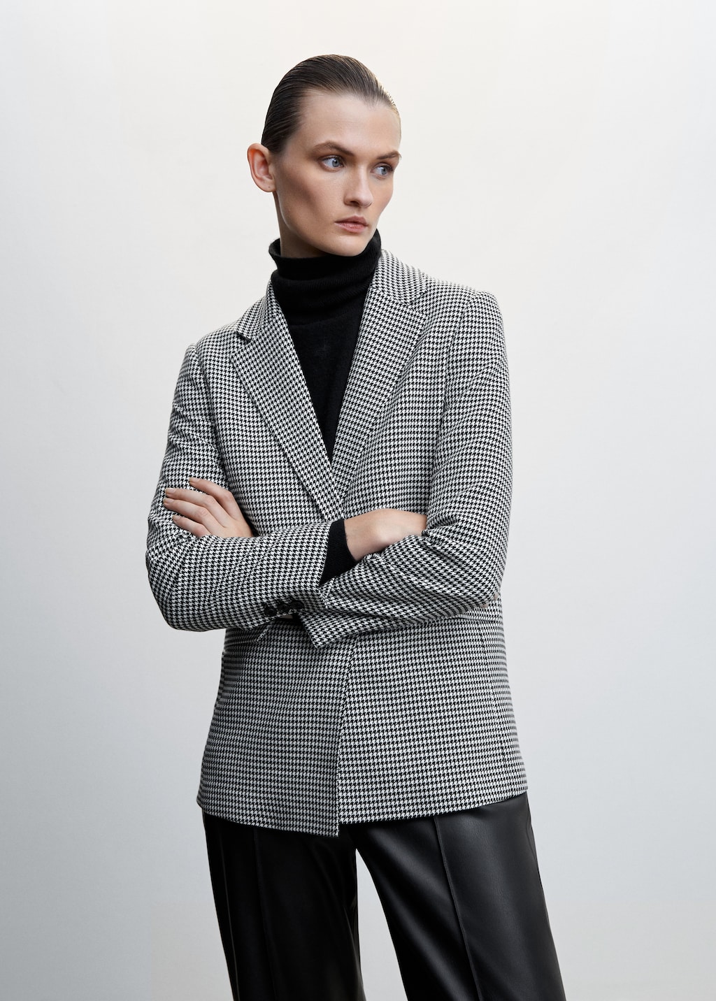 Ladies houndstooth blazer hotsell