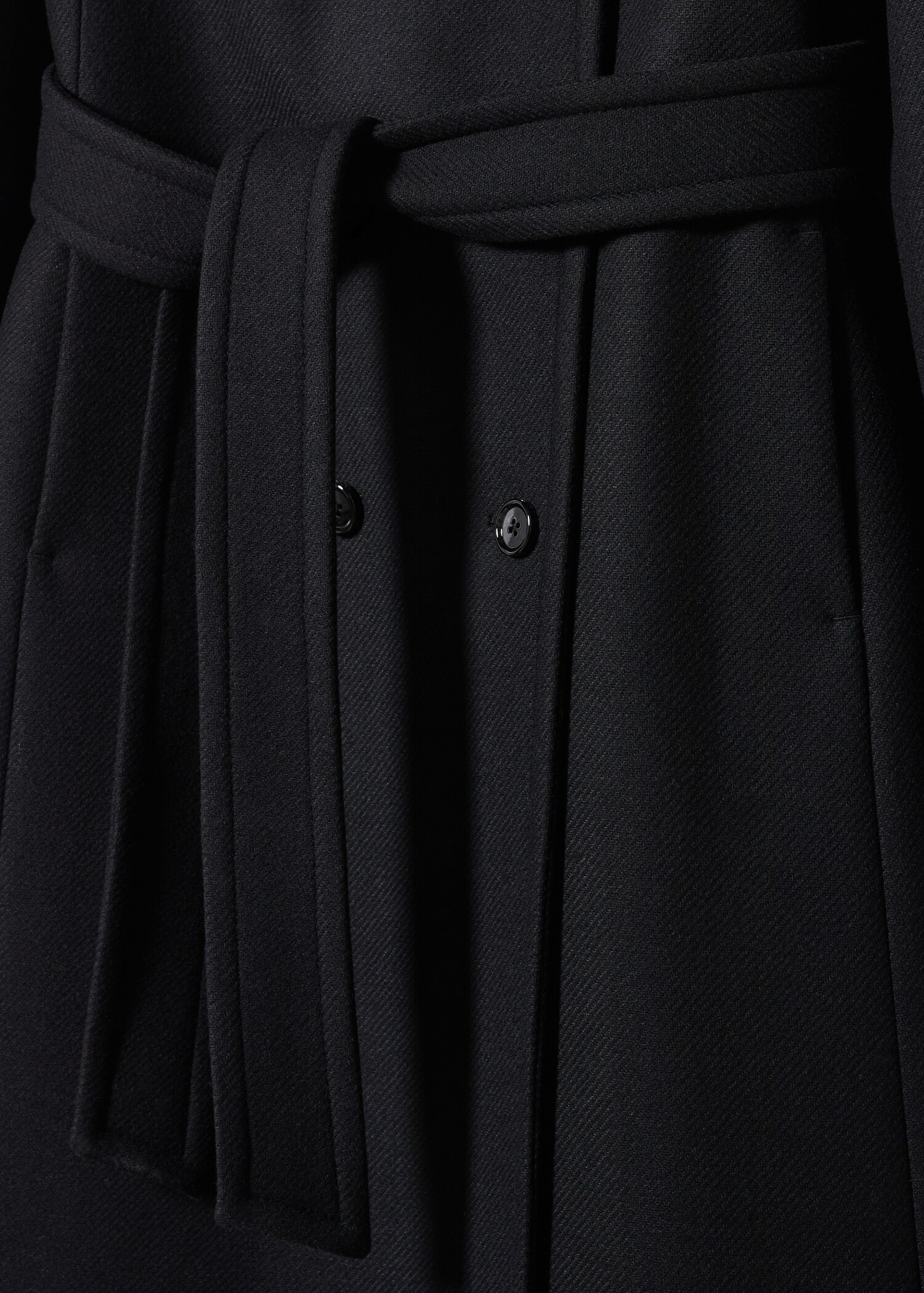 Woolen coat with belt - Details of the article 8