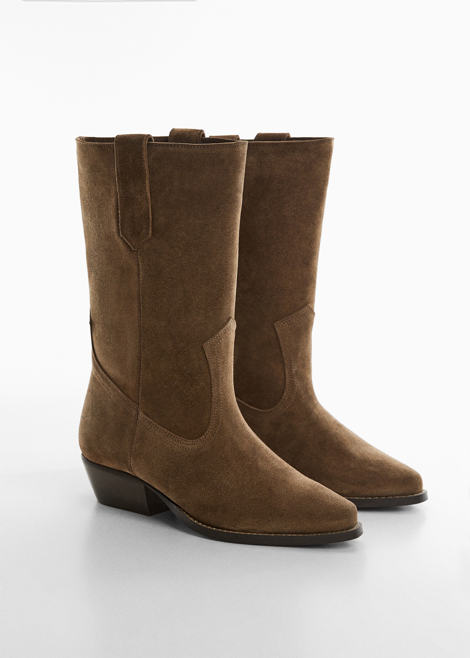 Bottes cowboy cuir - Plan moyen