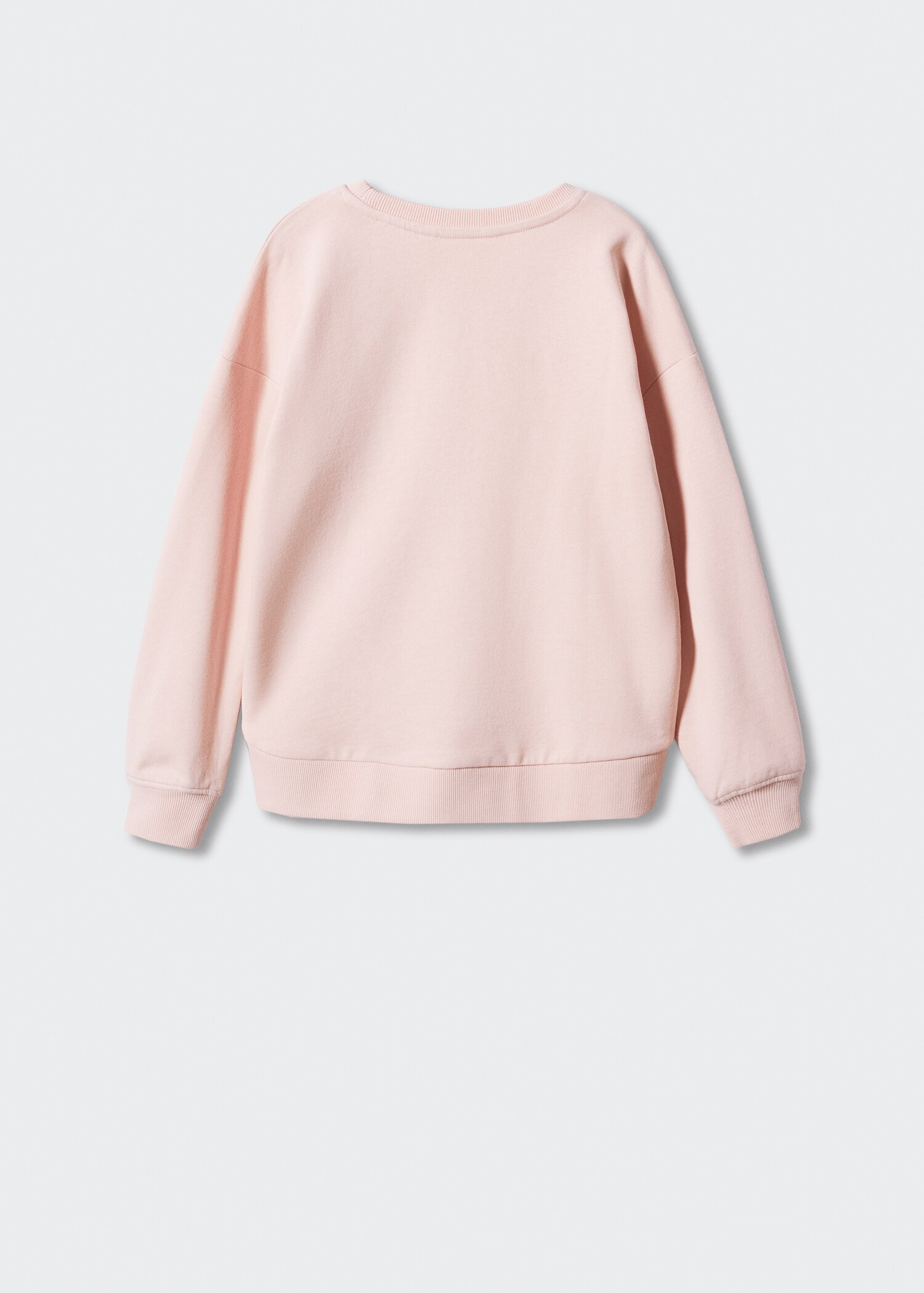 Gemustertes Baumwoll-Sweatshirt - Rückseite des Artikels