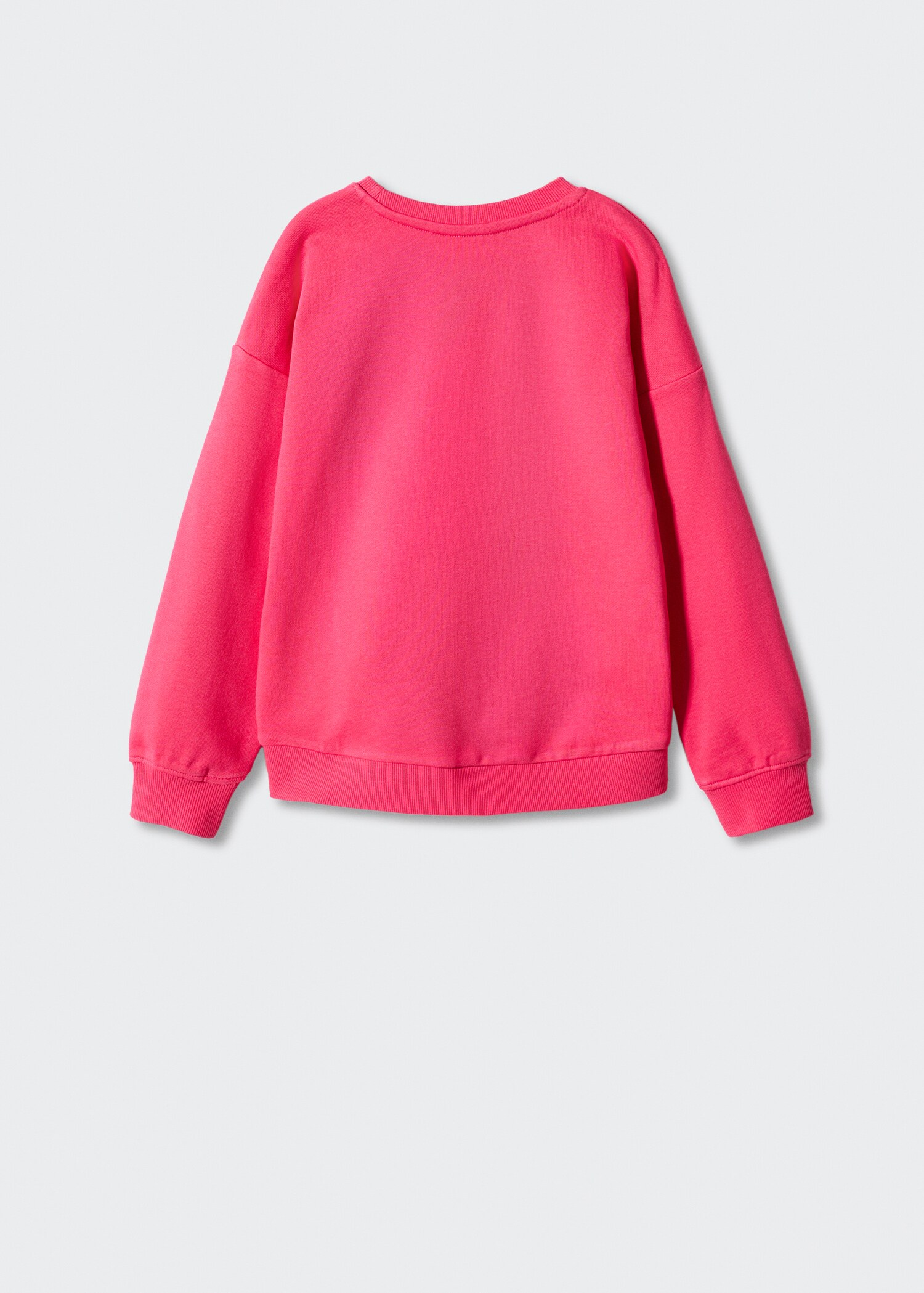 Gemustertes Baumwoll-Sweatshirt - Rückseite des Artikels