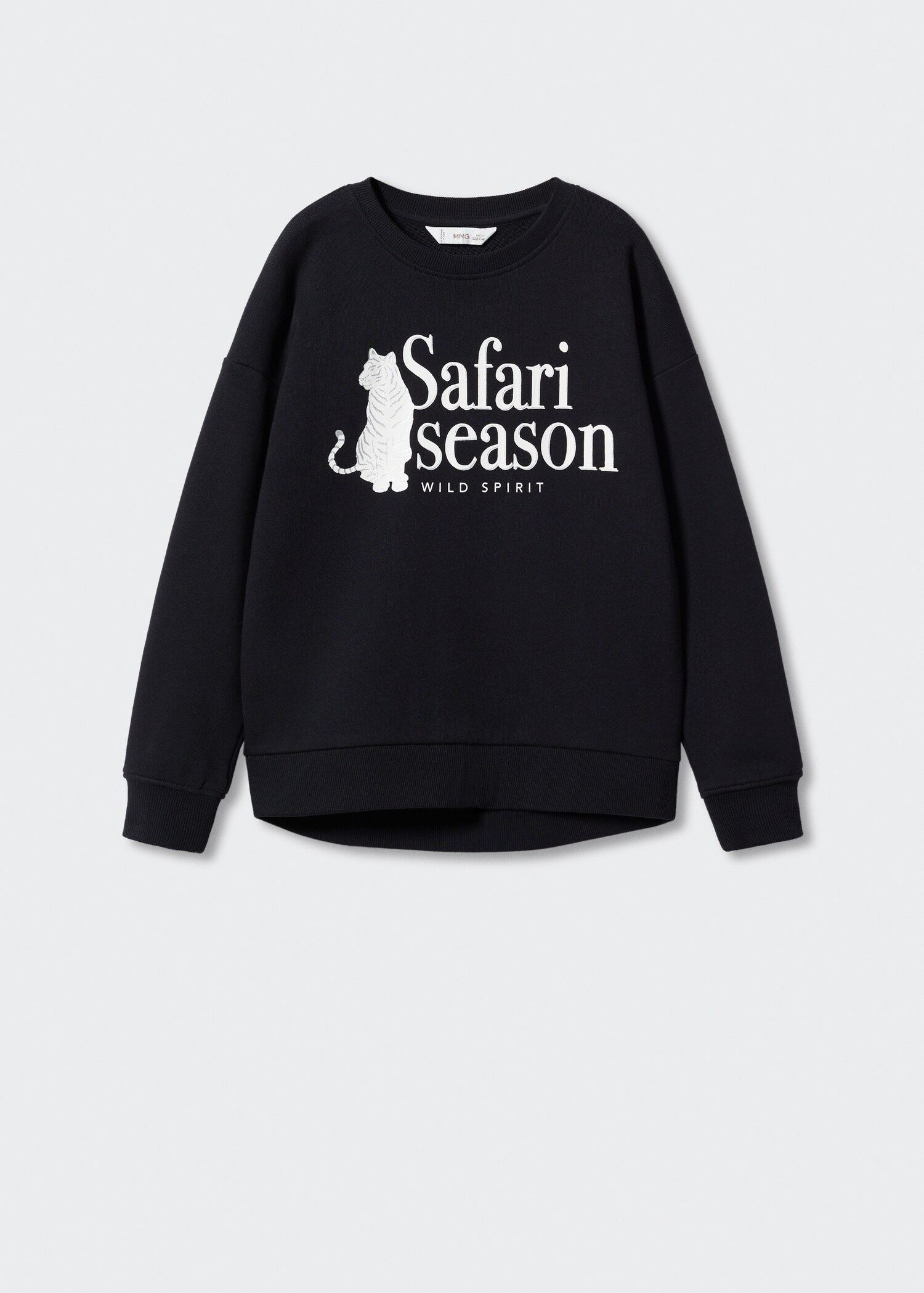 Gemustertes Baumwoll-Sweatshirt - Artikel ohne Model