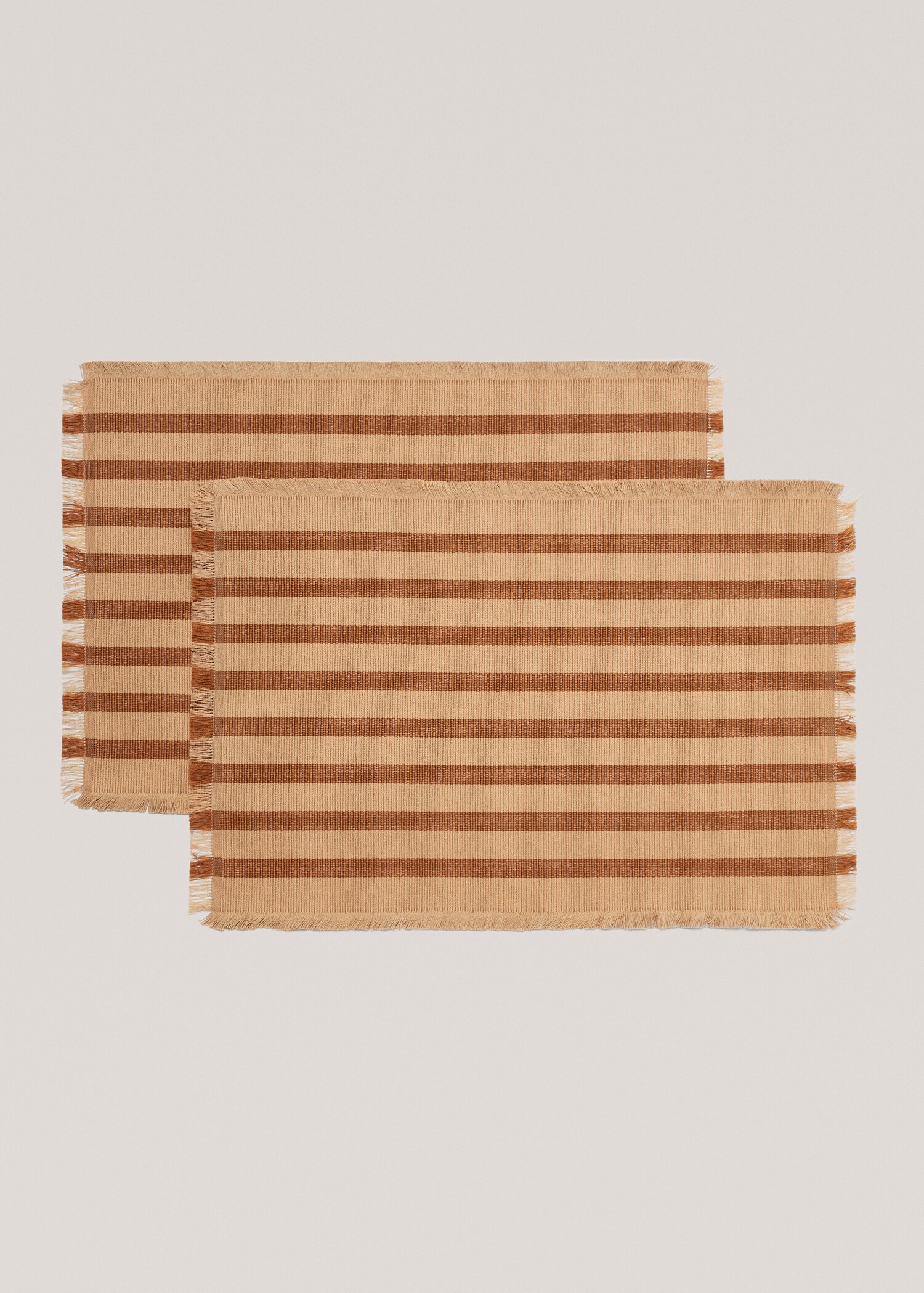 Tischset mit Streifenmuster 35 x 50 cm (2er-Pack) - Artikel ohne Model
