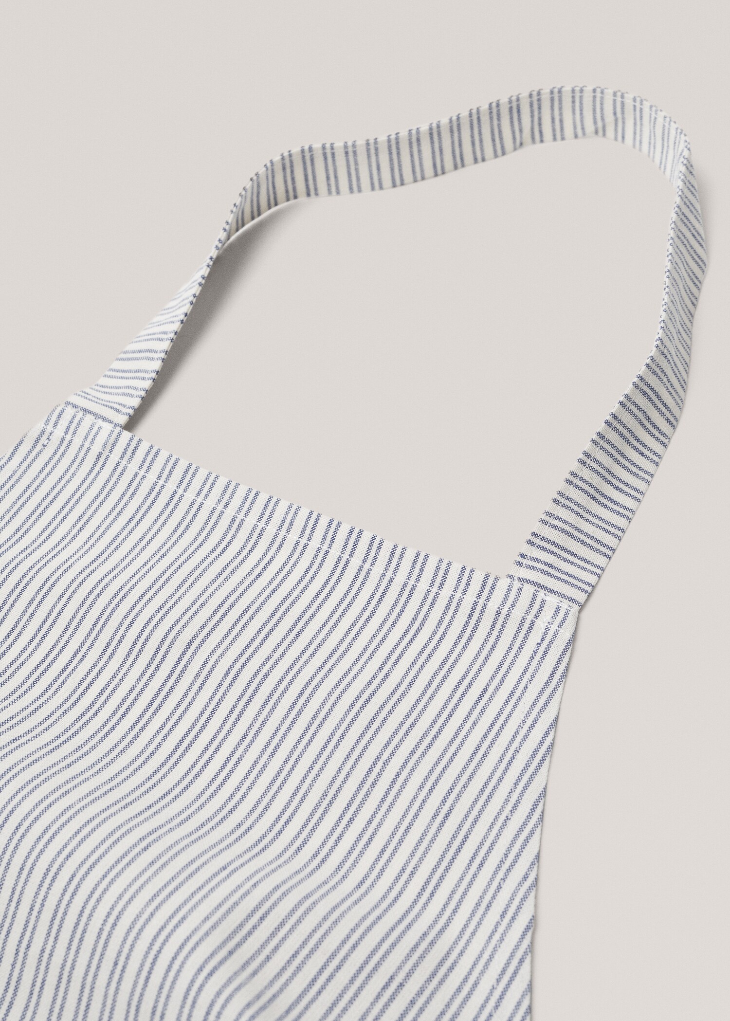 Striped cotton apron - Details of the article 1
