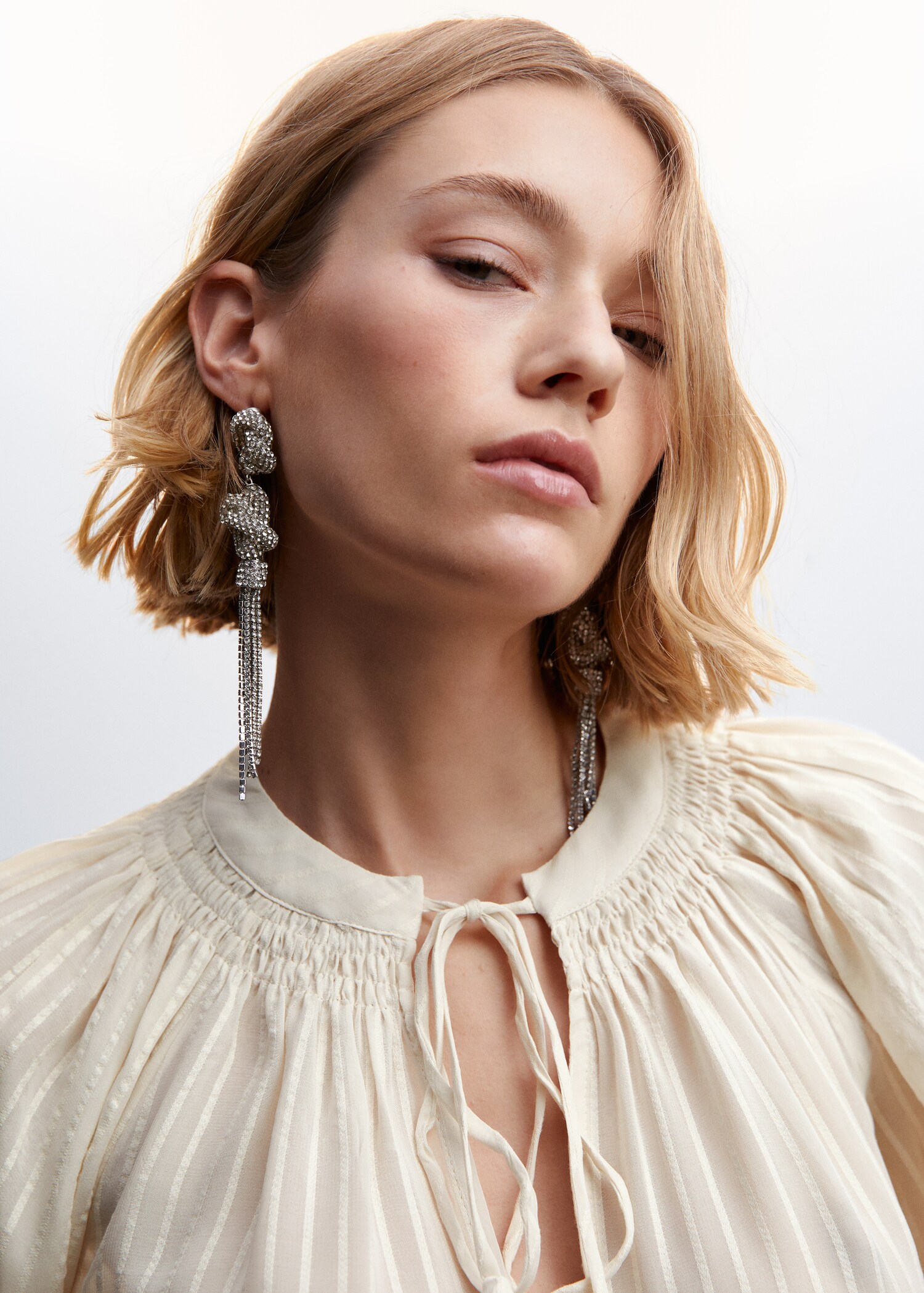 Blouse boho à pompons - Détail de l'article 1