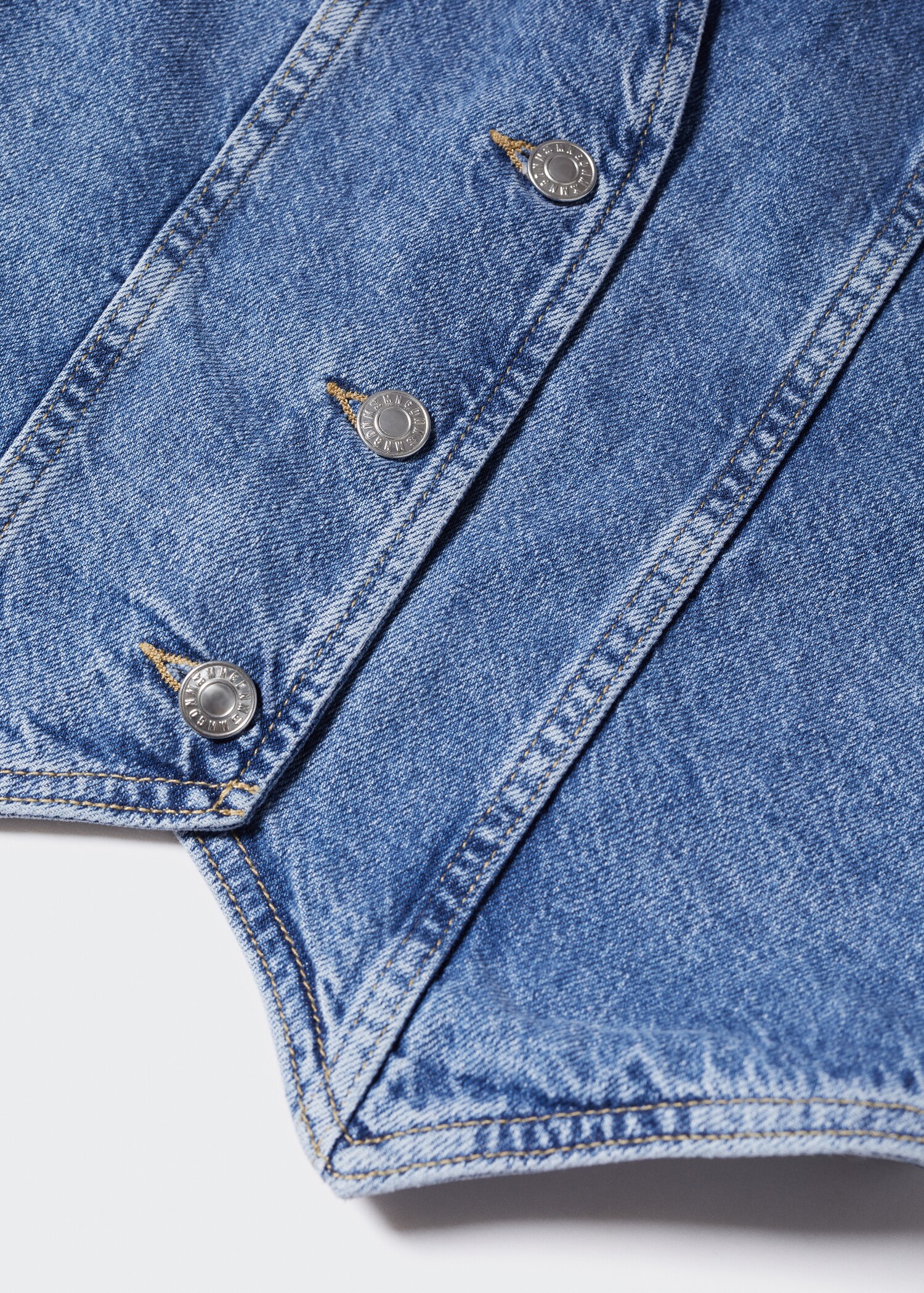 Chaleco denim costuras decorativas - Detalle del artículo 8