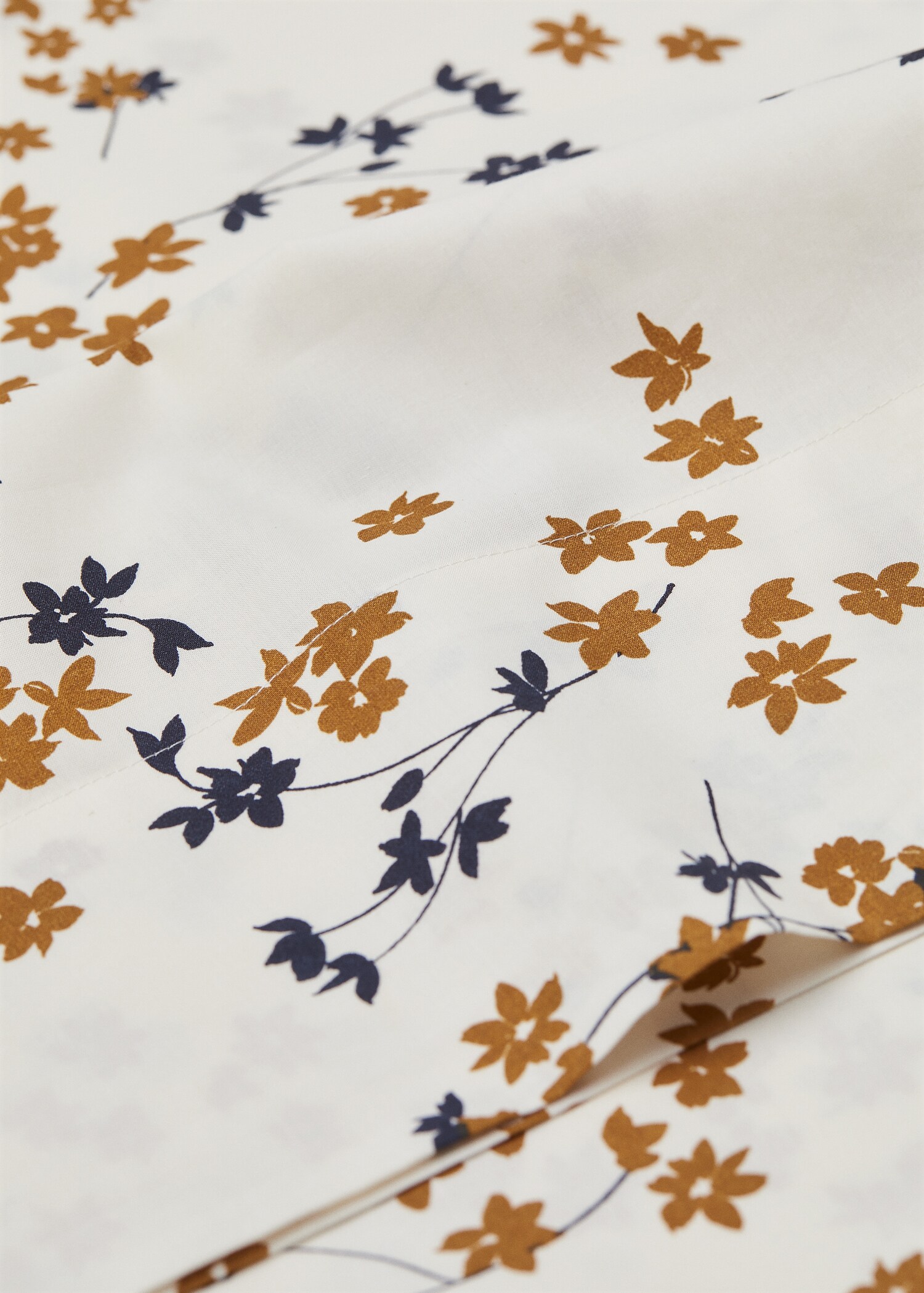 Floral print pillowcase 45x110cm - Medium plane