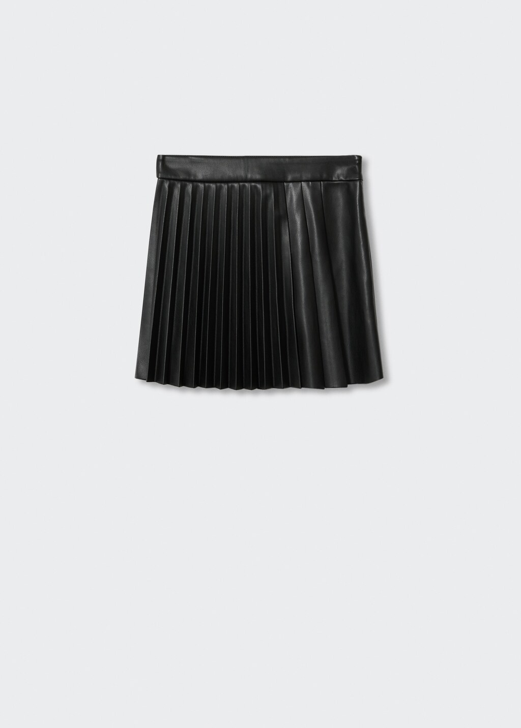 Faux-leather pleated skirt - Women | MANGO Kosovo