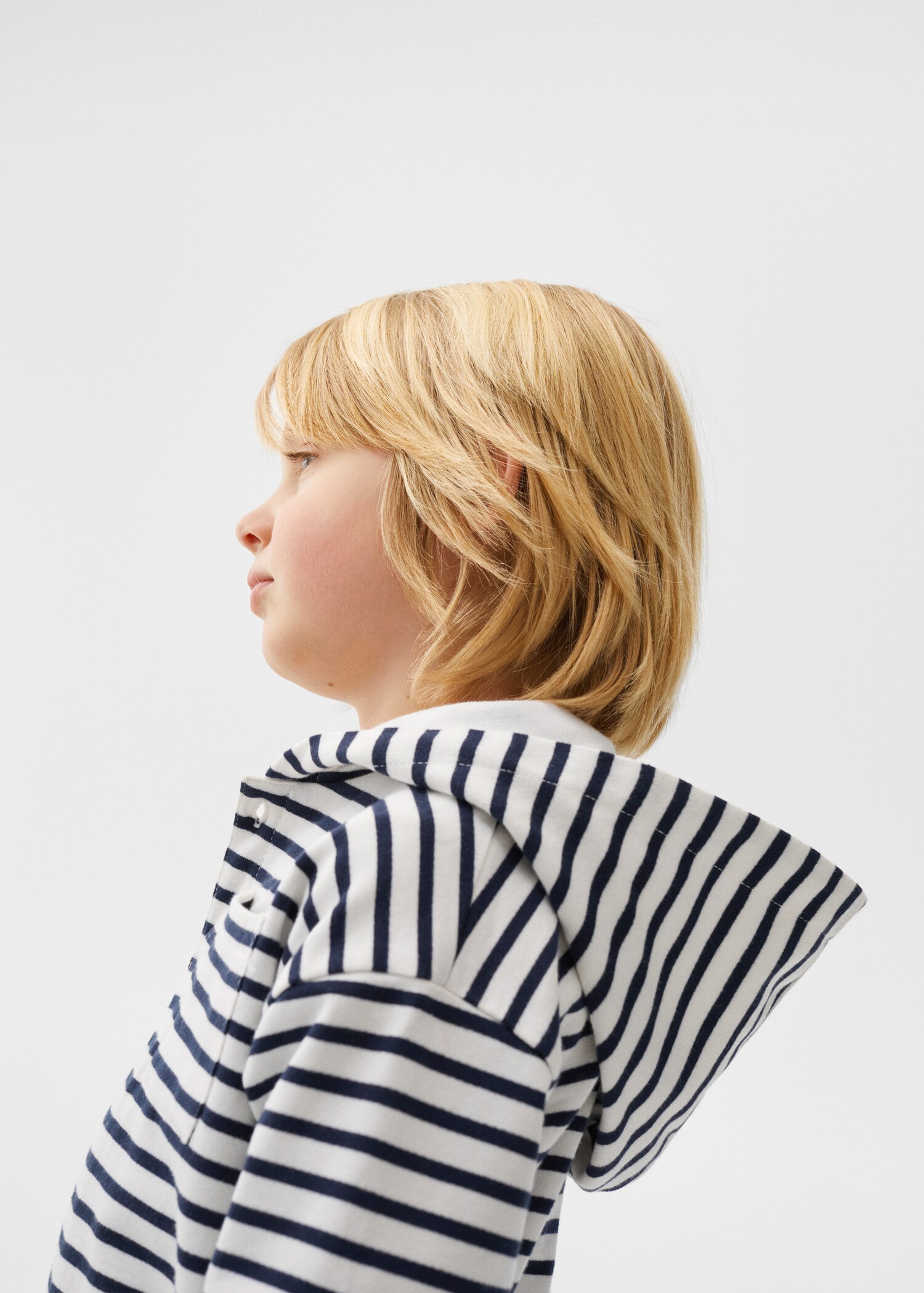 Striped hooded sweatshirt - Details of the article 6