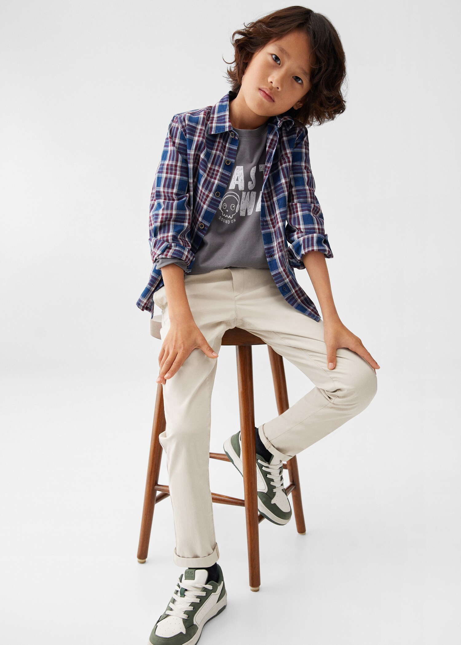 Printed cotton-blend T-shirt - Details of the article 2