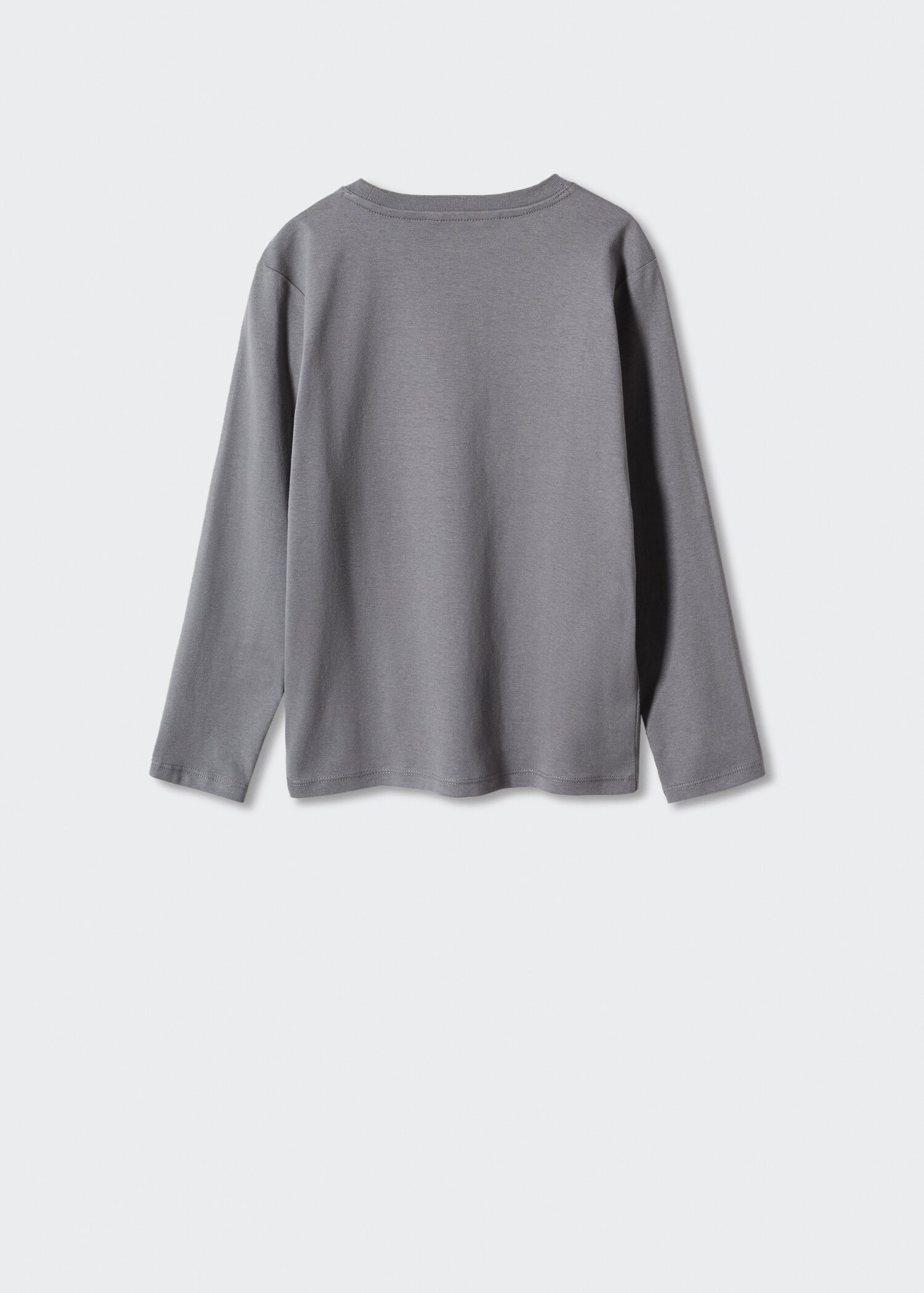 Printed cotton-blend T-shirt - Reverse of the article
