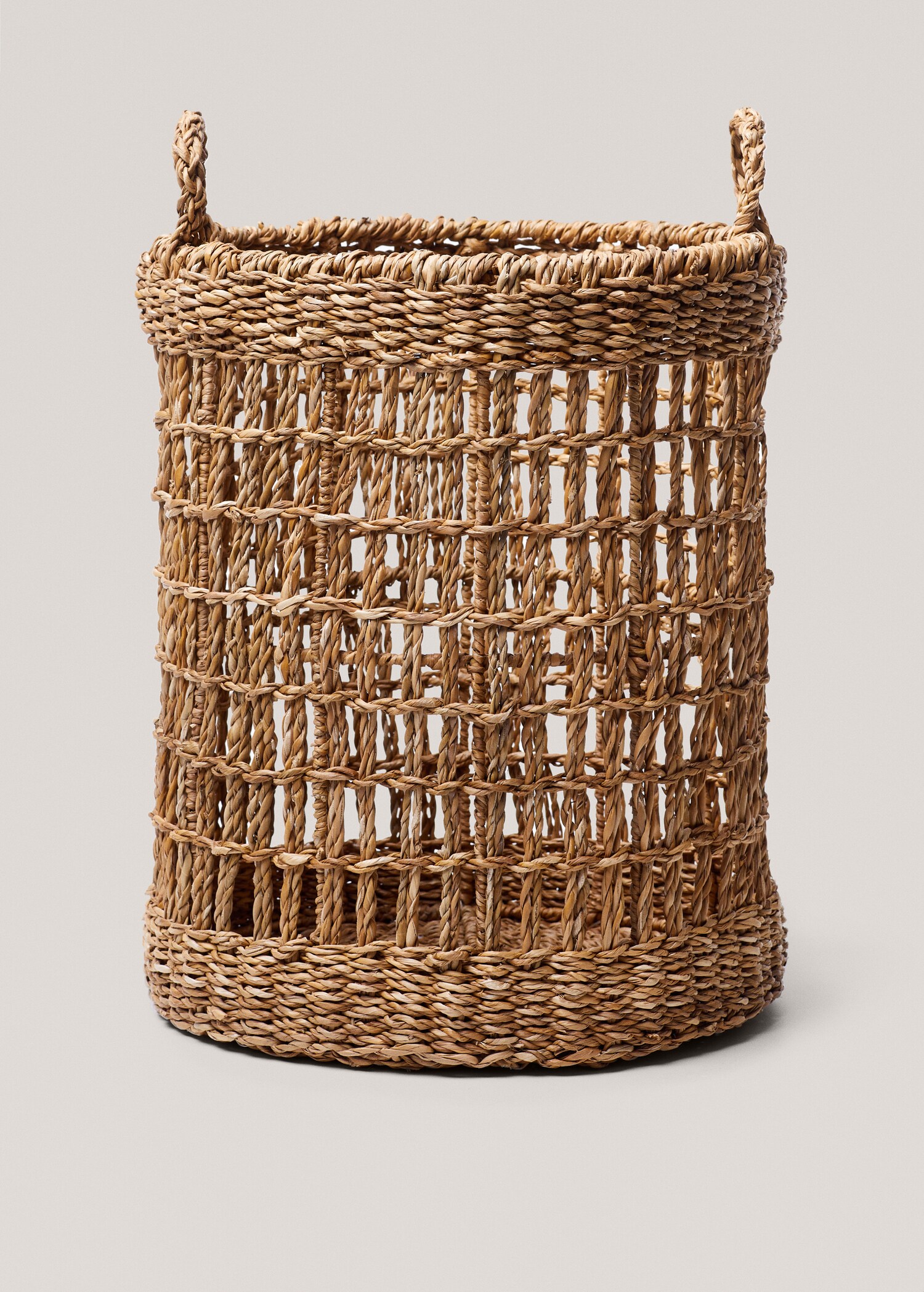 Cesto fibras naturales 49x38cm - Artículo sin modelo