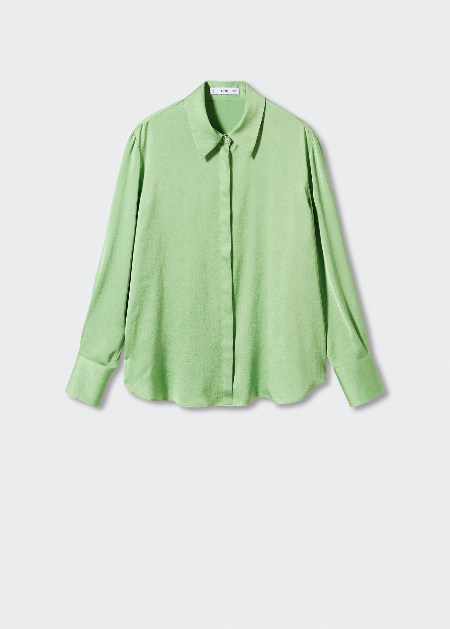 Camisa fluida acetinada - Artigo sem modelo