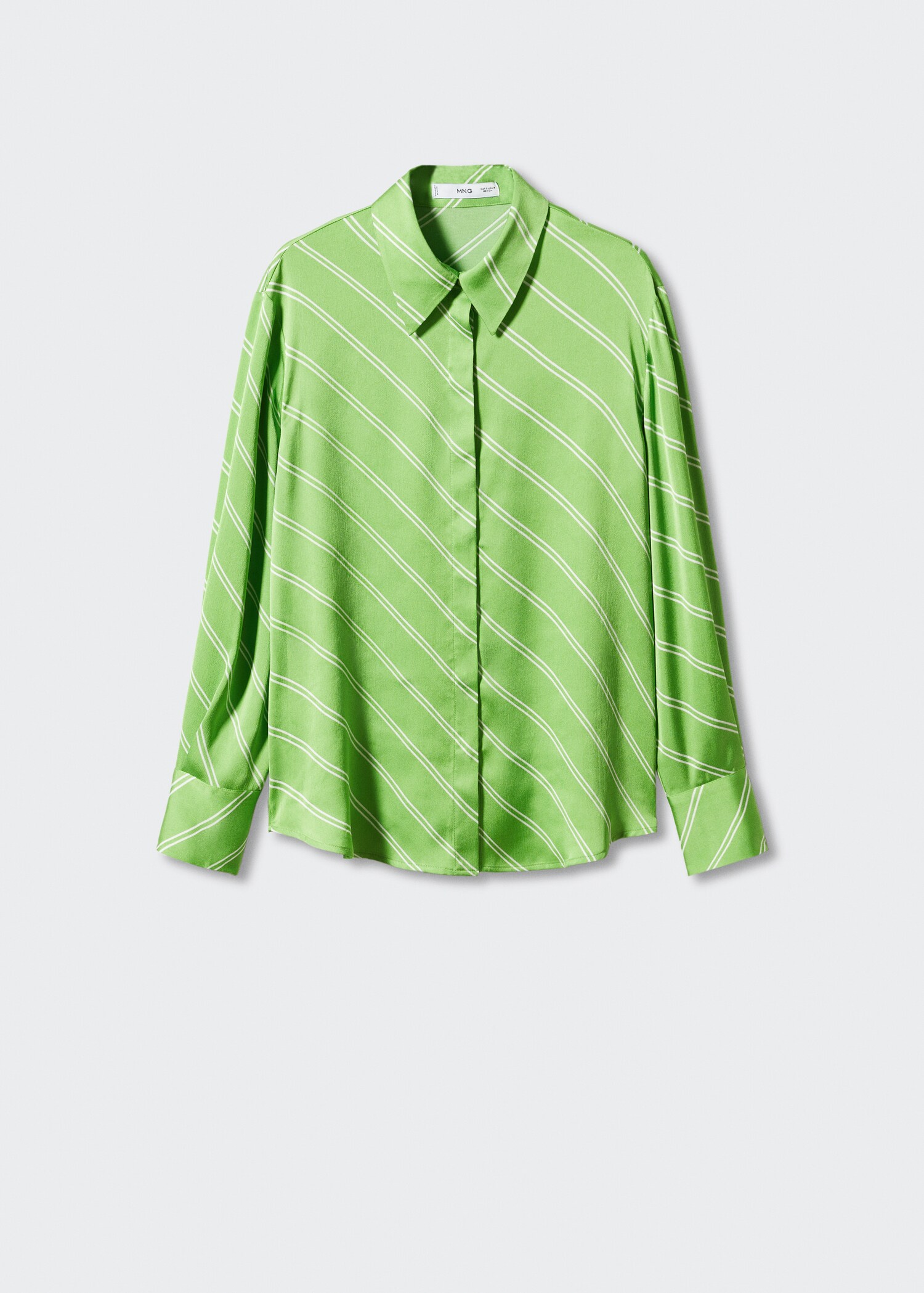 Camisa fluida acetinada - Artigo sem modelo