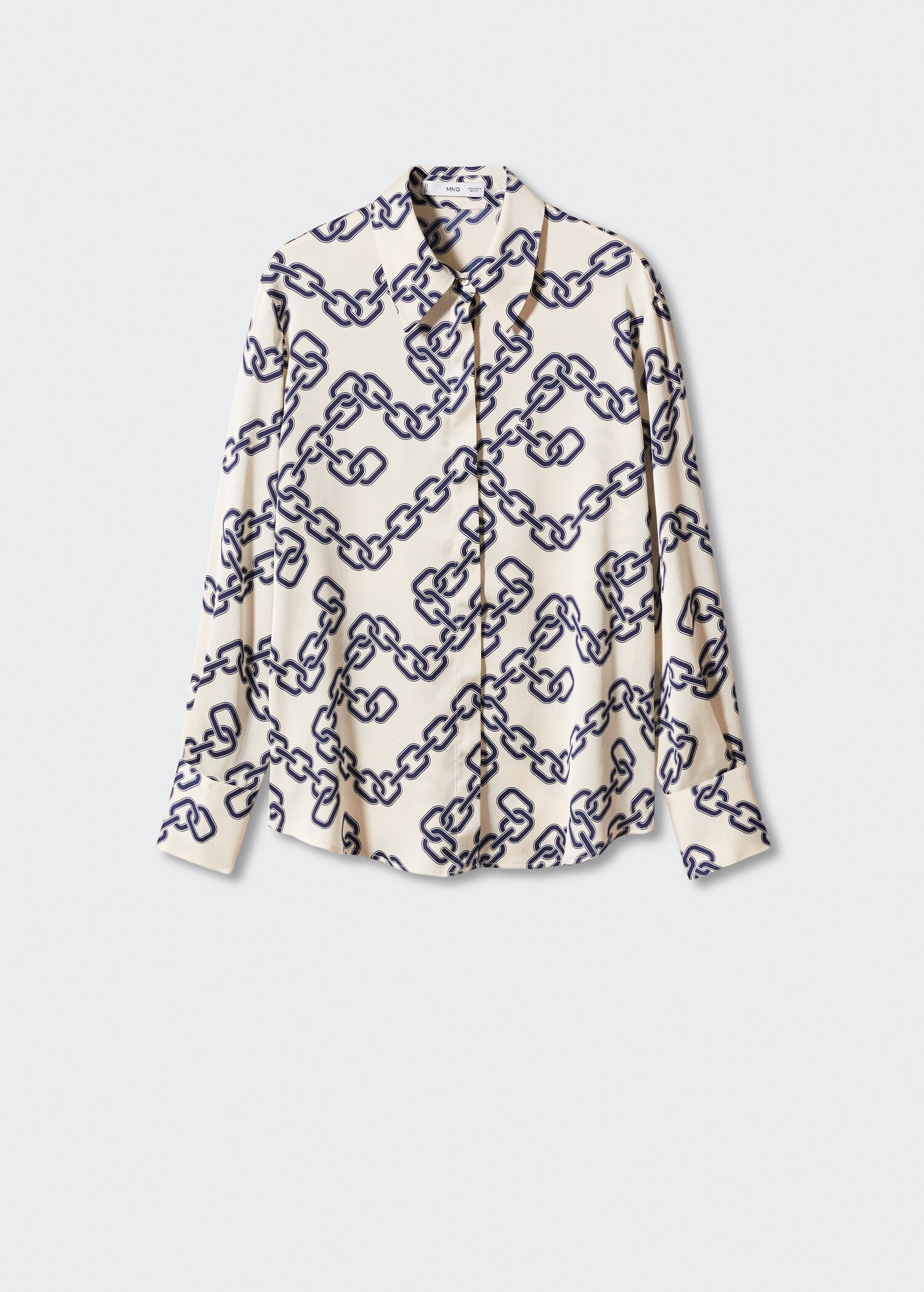 Camisa fluida acetinada - Artigo sem modelo