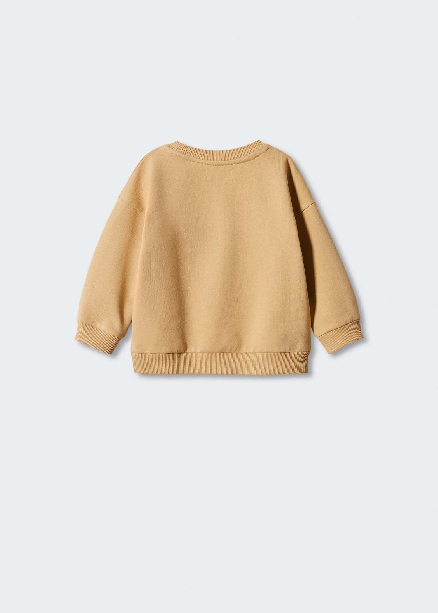 Mønstret sweatshirt i bomull - Baksiden av artikkelen