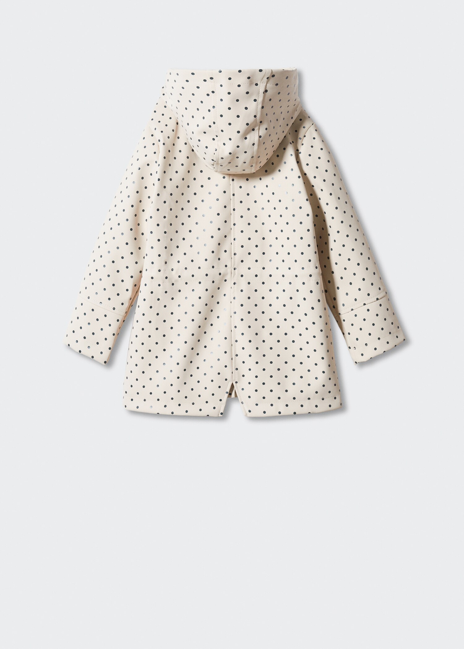 Parka mit Polka Dots - Rückseite des Artikels