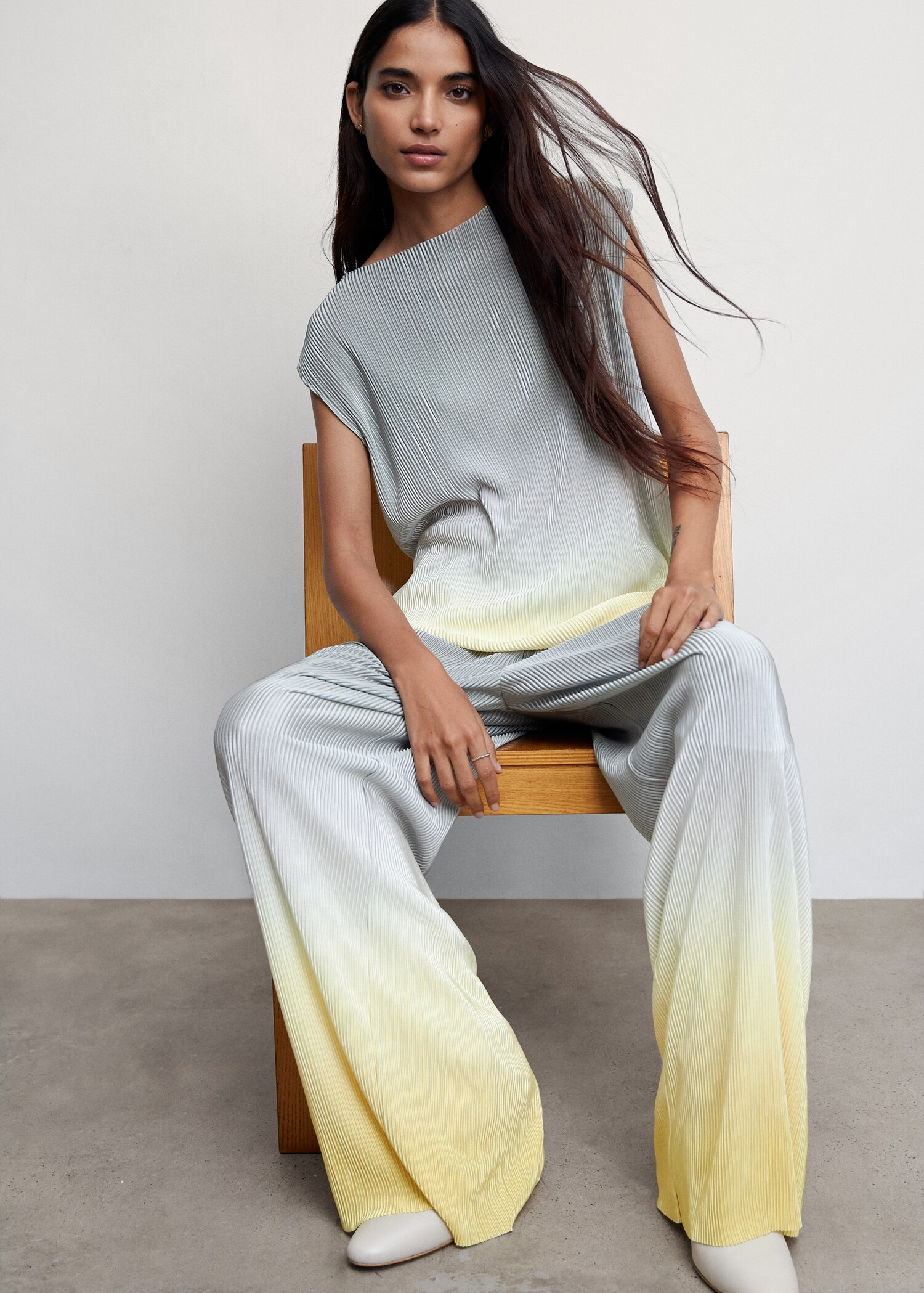 Pleated strap top - Details of the article 2
