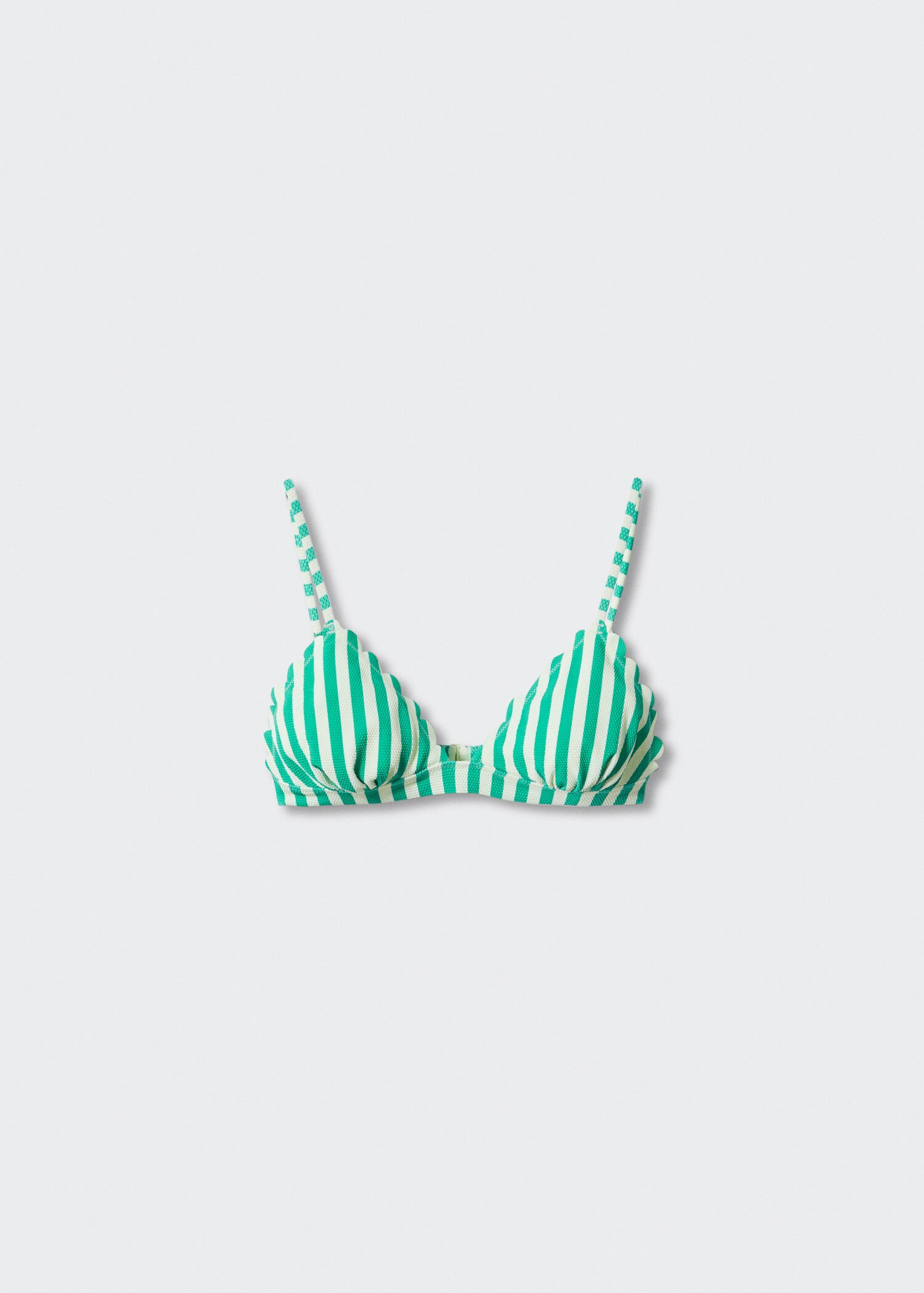 Scalloped bikini top - Article without model